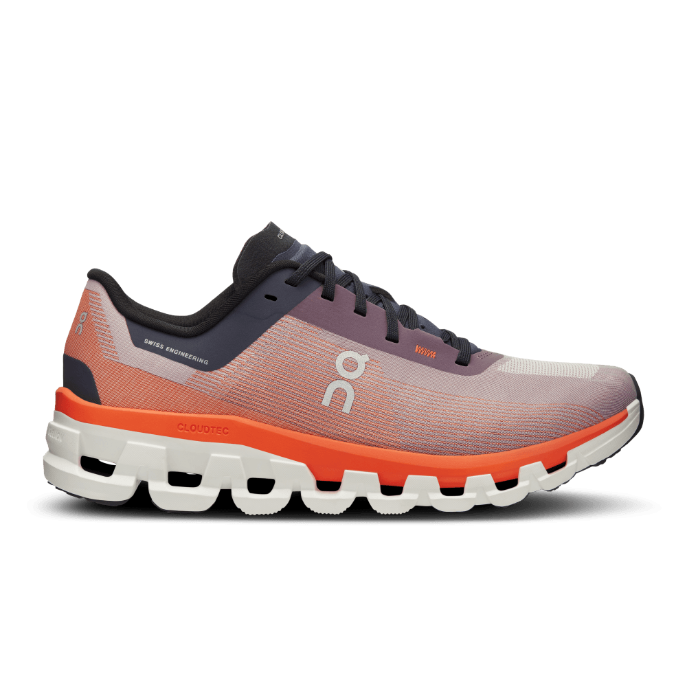 On Cloudflow 4 Tenis naranja de mujer para correr