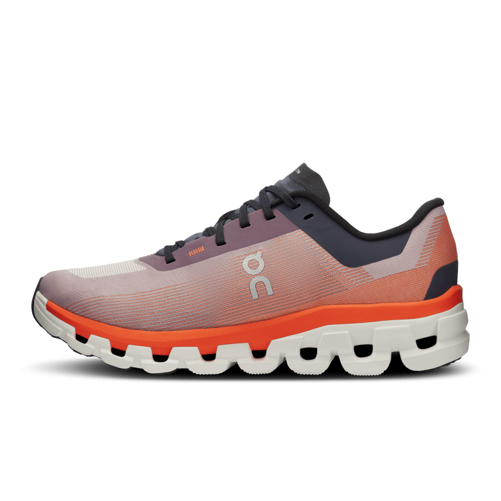 On Cloudflow 4 Tenis naranja de mujer para correr