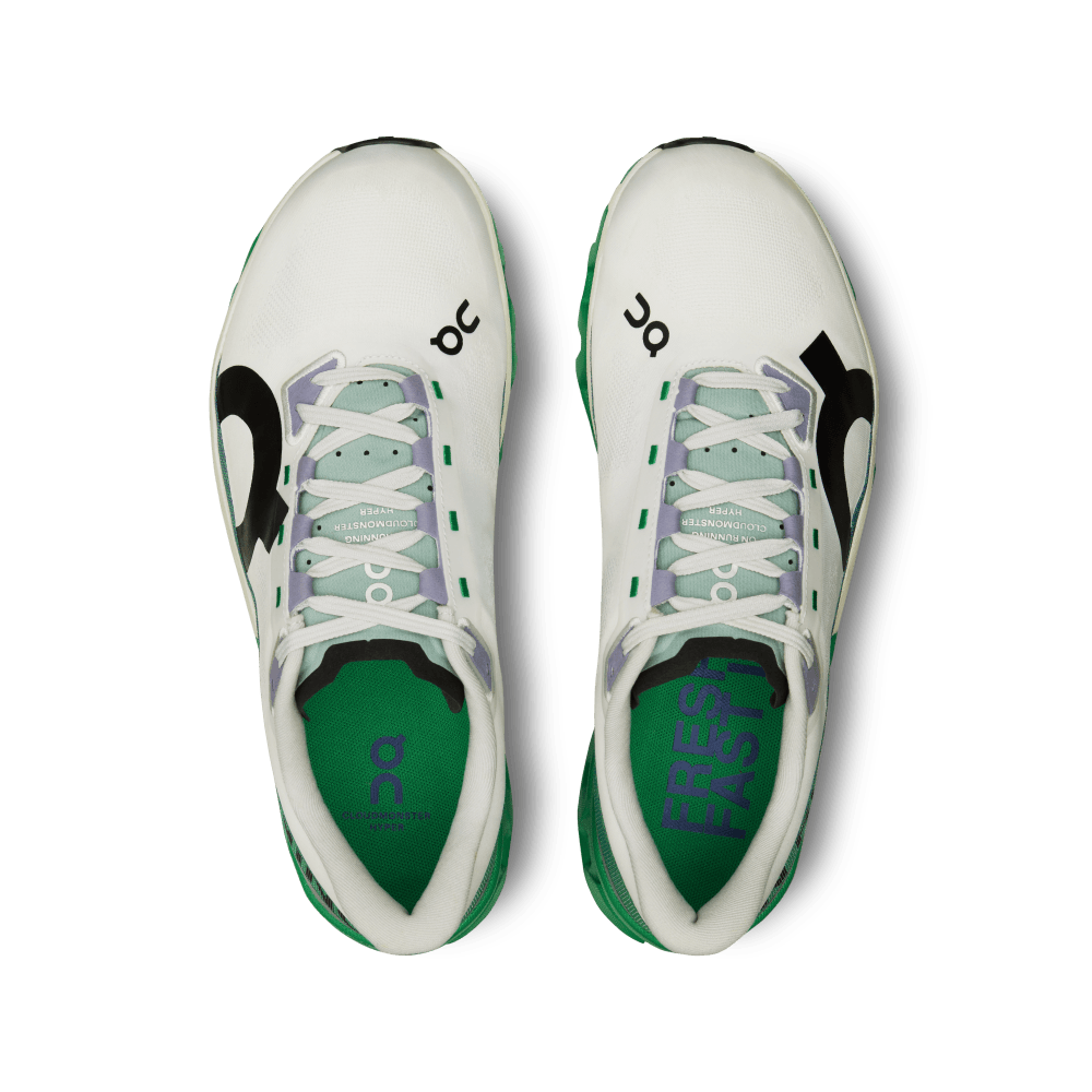 On Cloudmonster Hyper Tenis blanco de hombre para correr