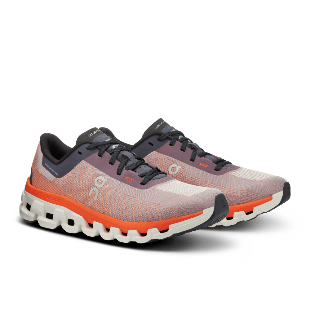 On Cloudflow 4 Tenis naranja de mujer para correr