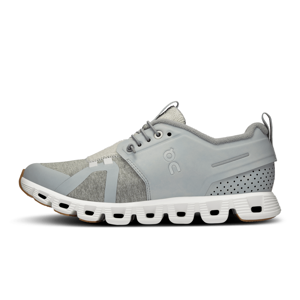 On Cloud 5 Terry Tenis gris de mujer lifestyle