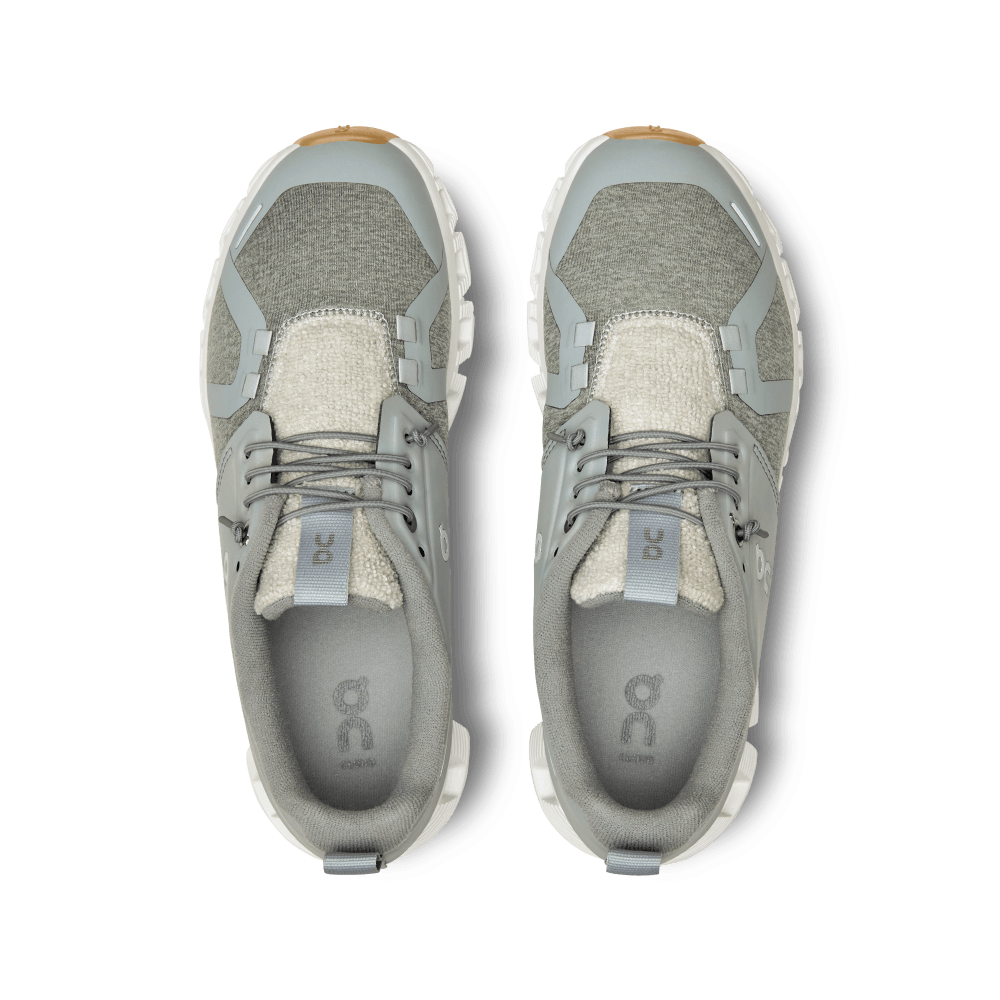 On Cloud 5 Terry Tenis gris de mujer lifestyle