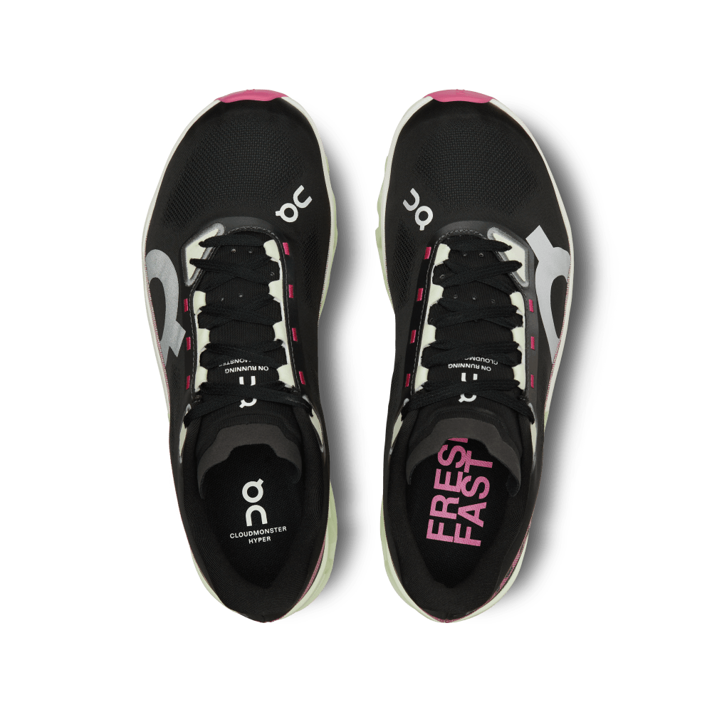 On Cloudmonster Hyper Tenis negro de hombre para correr