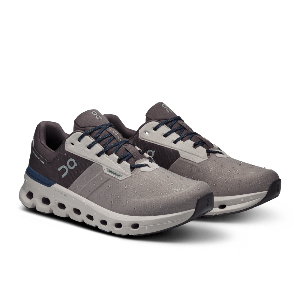On Cloudrunner 2 Waterproof Tenis gris de hombre para correr
