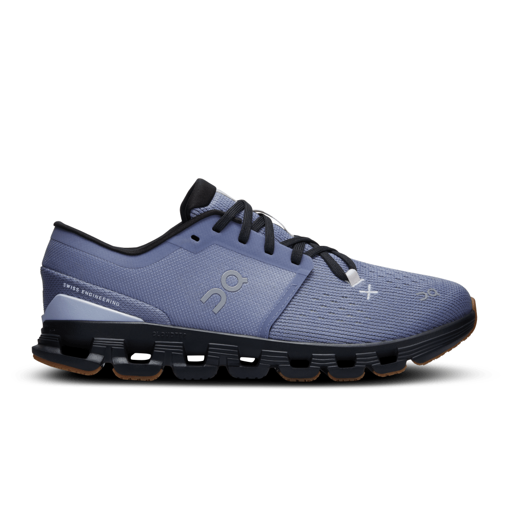 On Cloud X 4 Tenis azul de mujer para entrenamiento