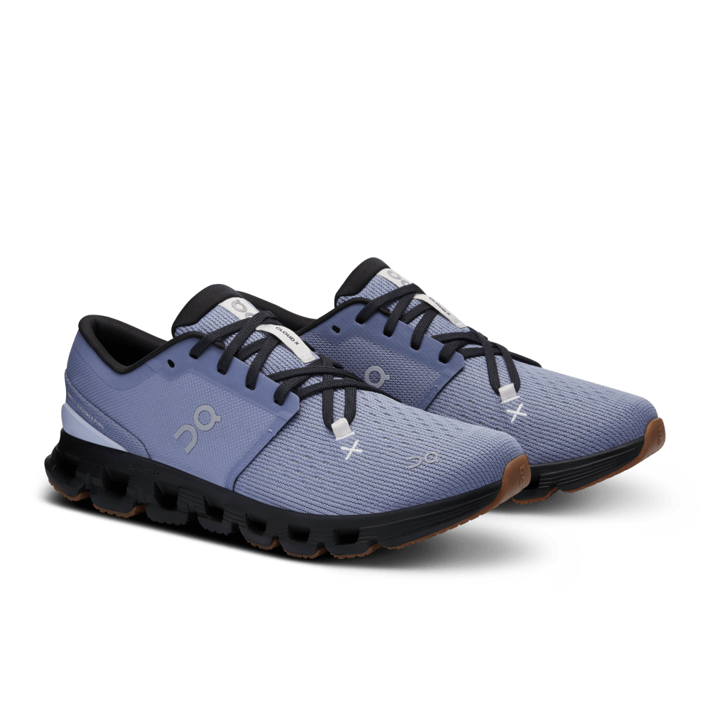 On Cloud X 4 Tenis azul de mujer para entrenamiento