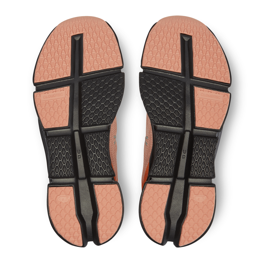 On Cloudgo Tenis naranja de mujer para correr