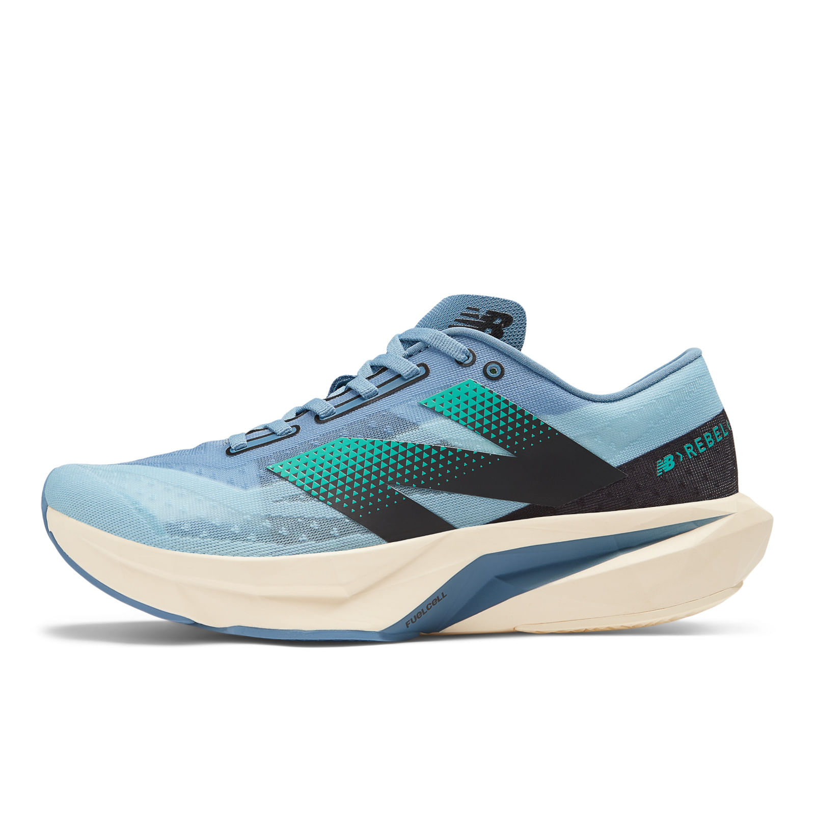 New Balance Rebel V4 Tenis azul de hombre para correr