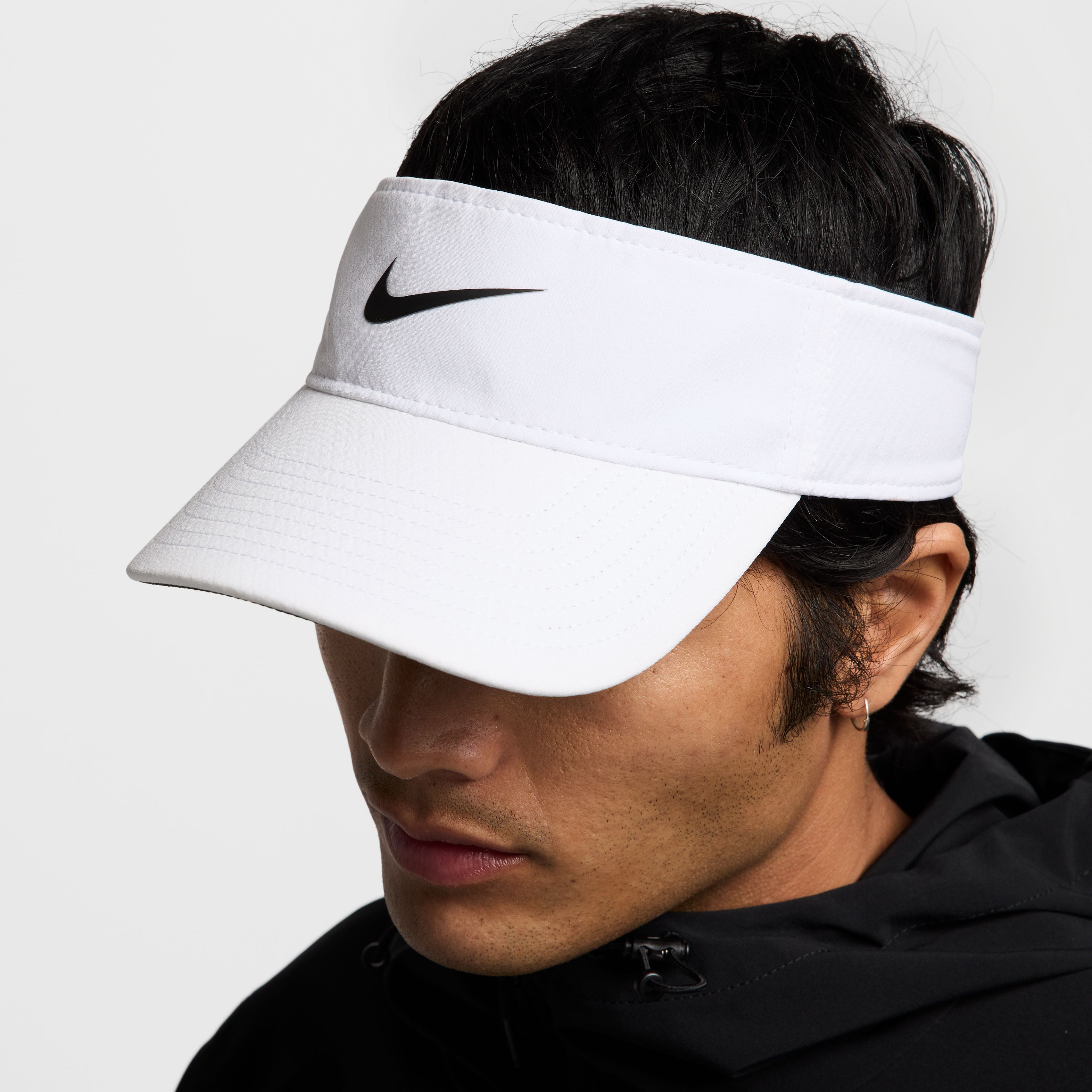 Nike U Nk Df Ace Visor U Cb New P Visera blanco de hombre para entrenamiento
