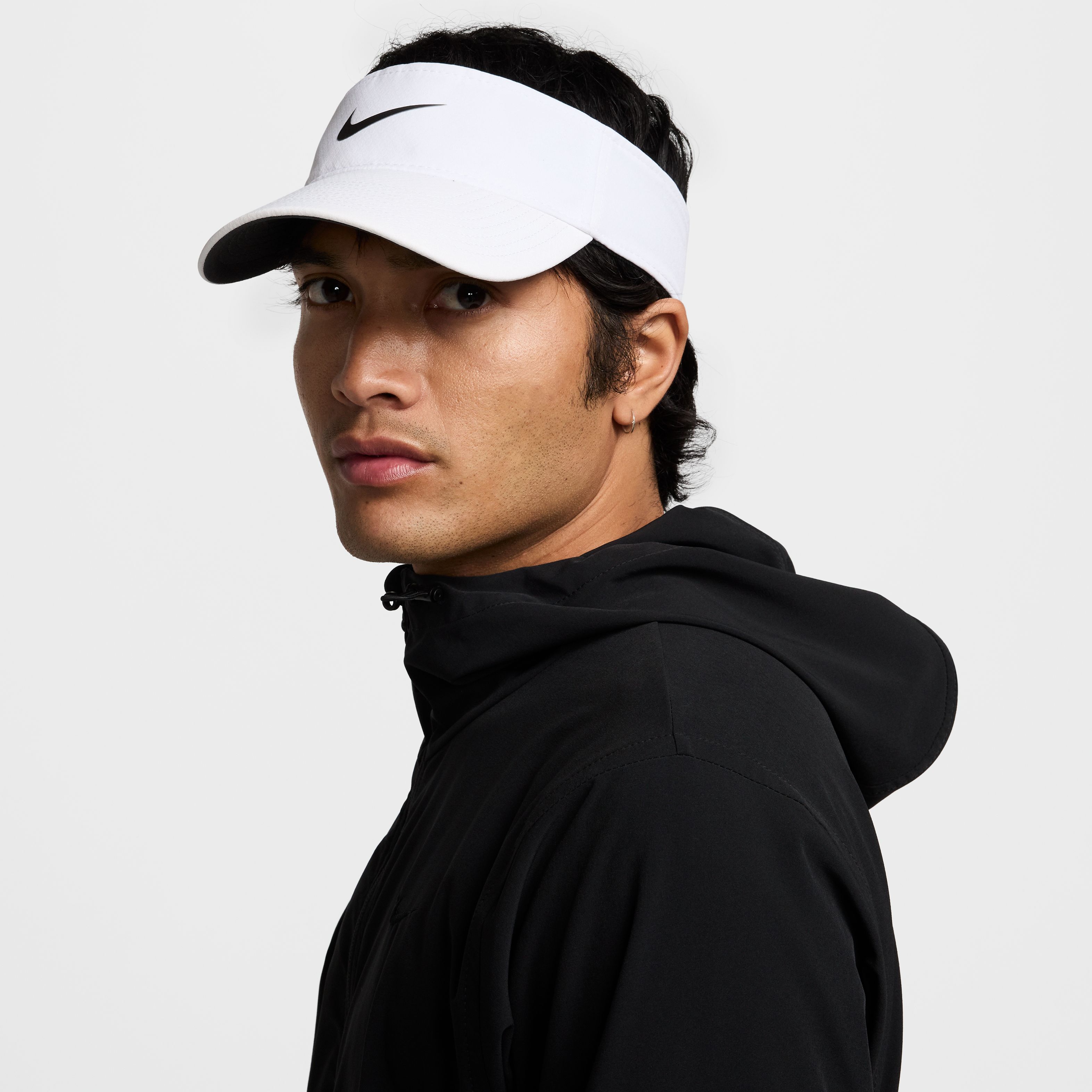 Nike U Nk Df Ace Visor U Cb New P Visera blanco de hombre para entrenamiento