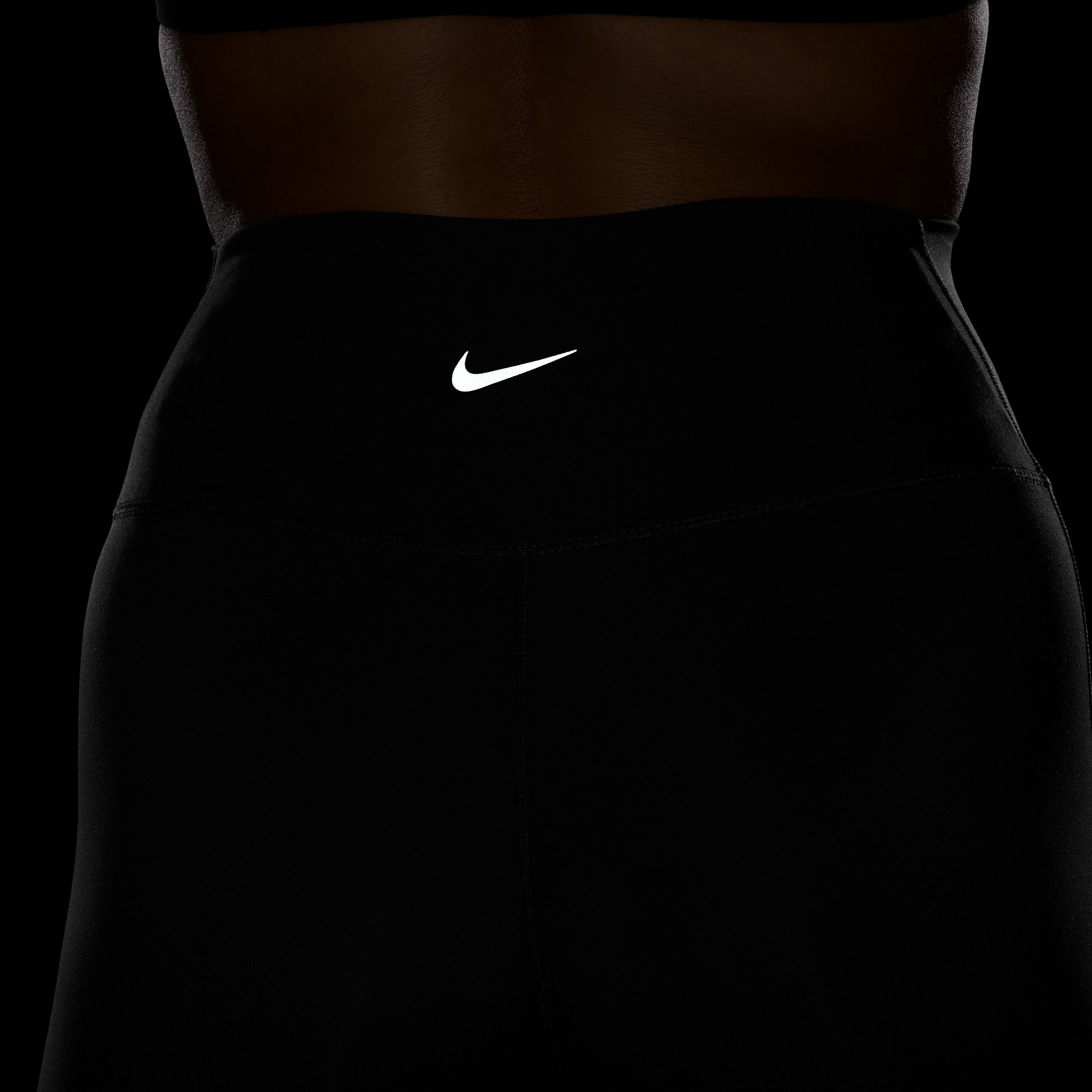 Nike W Nk Df One Hr Tight Useam Licra negro de mujer para entrenamiento