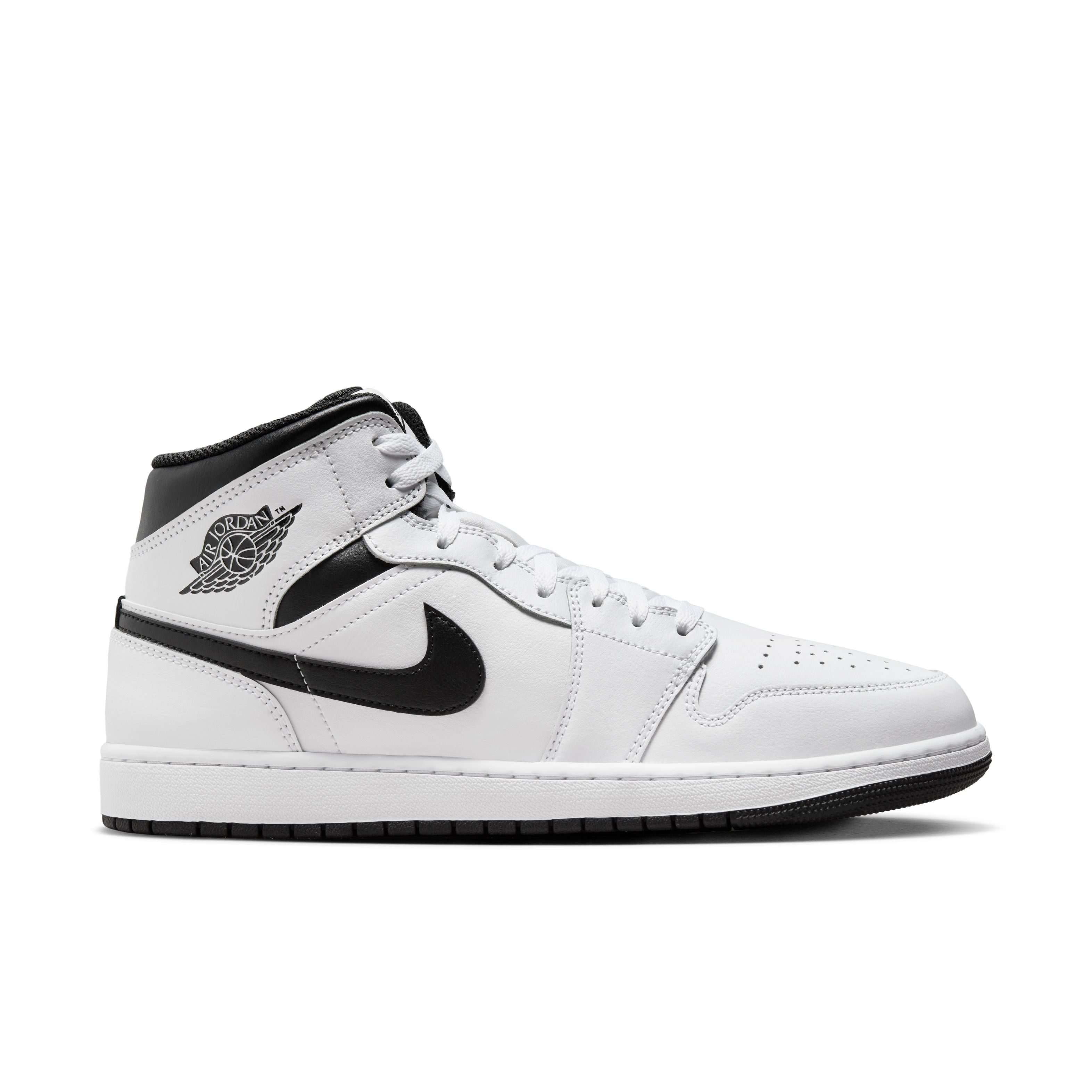 Nike Air Jordan 1 Mid Tenis blanco de hombre lifestyle