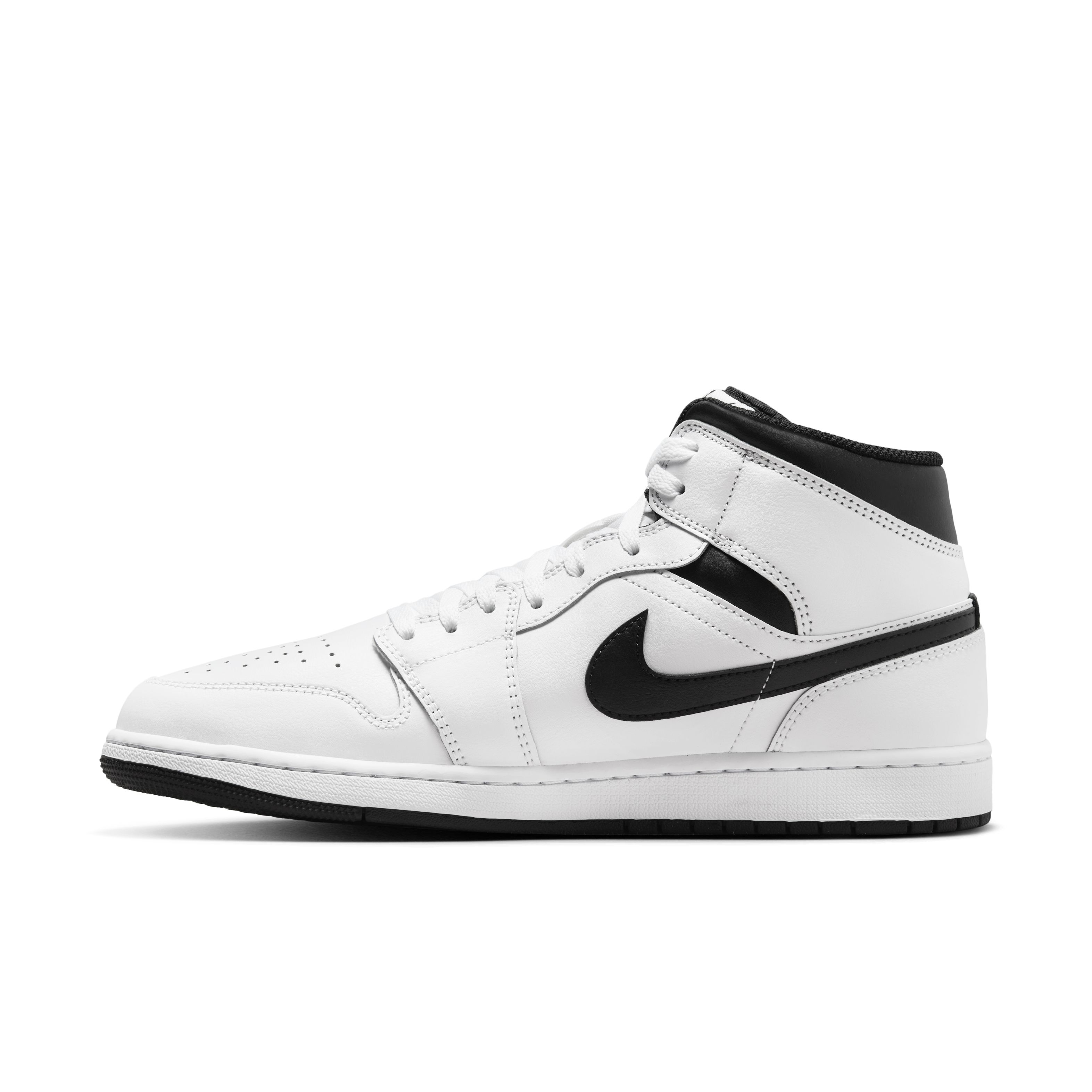 Nike Air Jordan 1 Mid Tenis blanco de hombre lifestyle