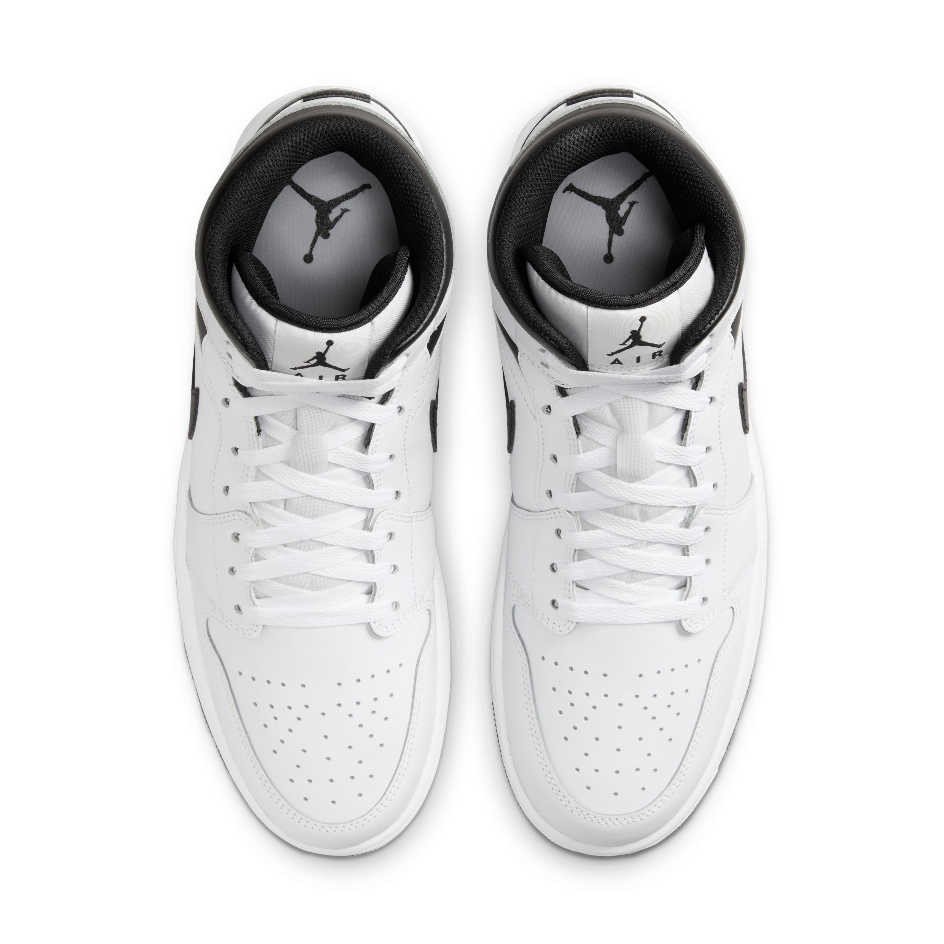 Nike Air Jordan 1 Mid Tenis blanco de hombre lifestyle
