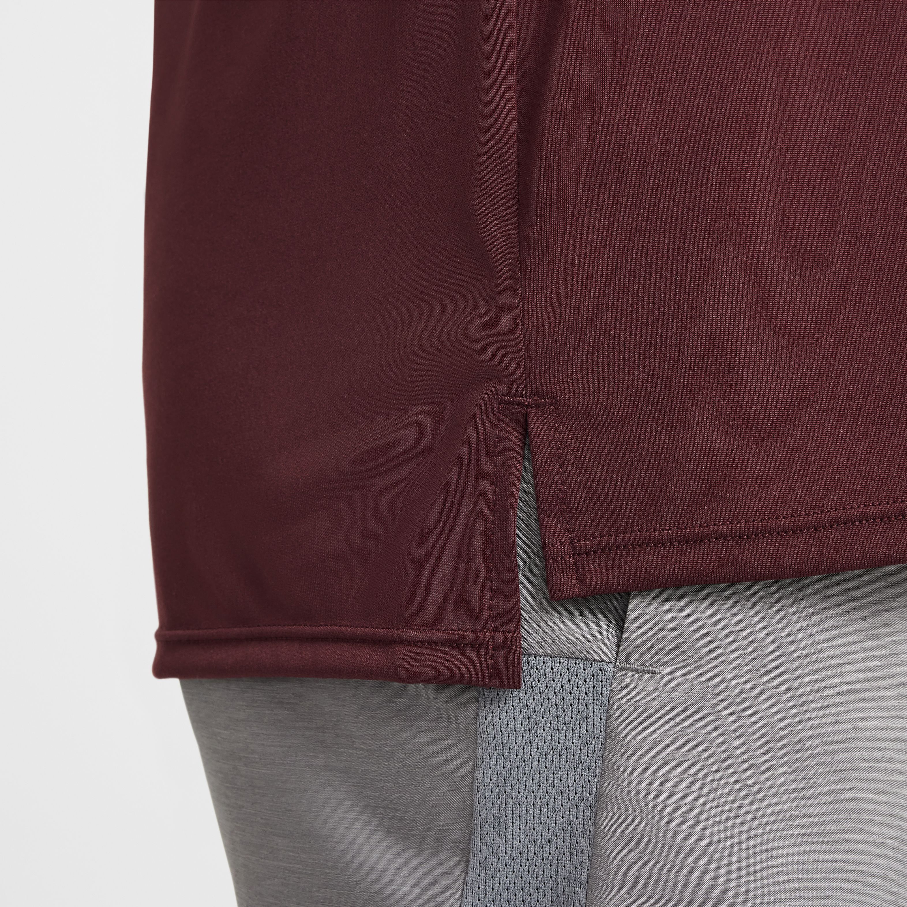 Nike M Nk Df Rise 365 Ss Camiseta Manga Corta rojo de hombre para correr