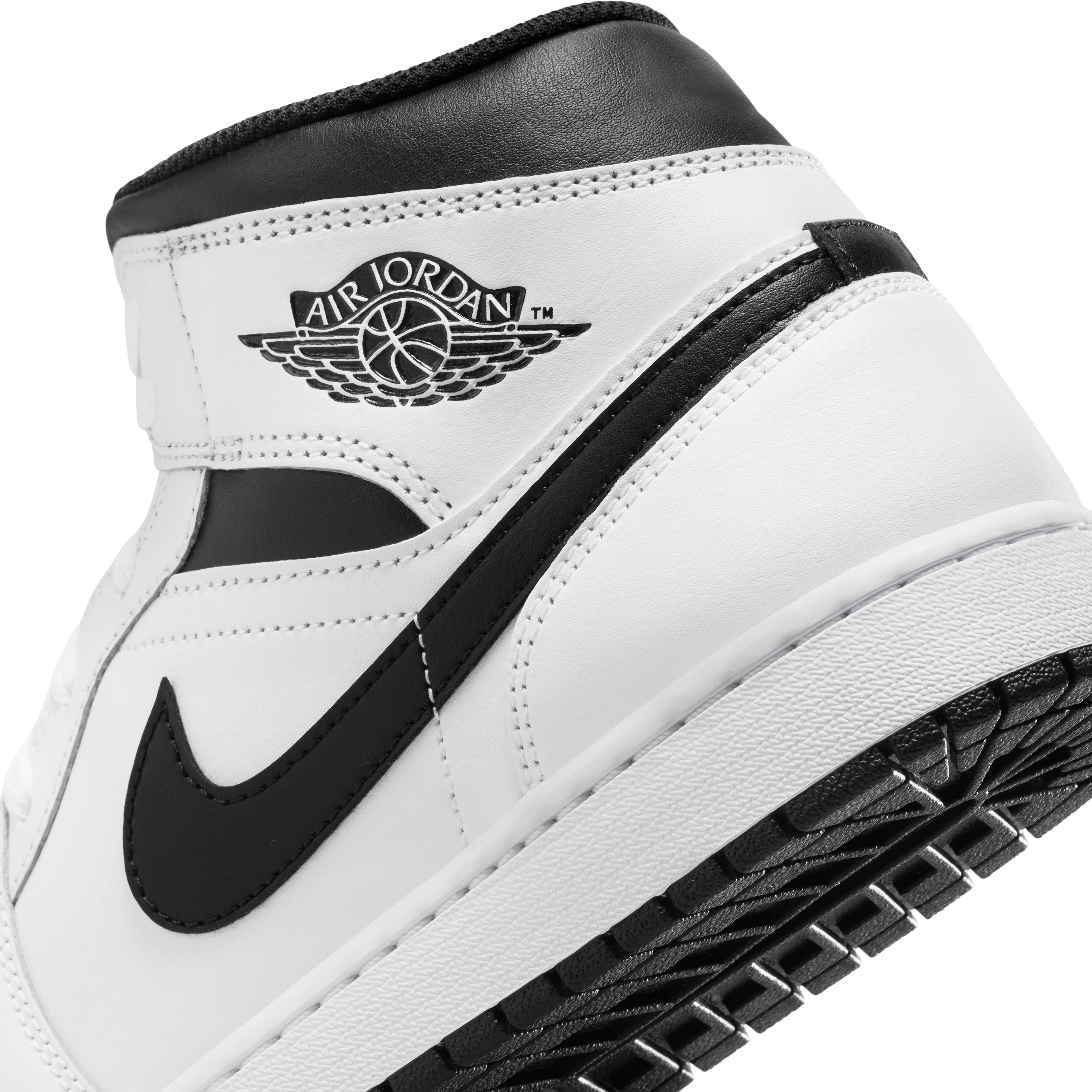 Nike Air Jordan 1 Mid Tenis blanco de hombre lifestyle