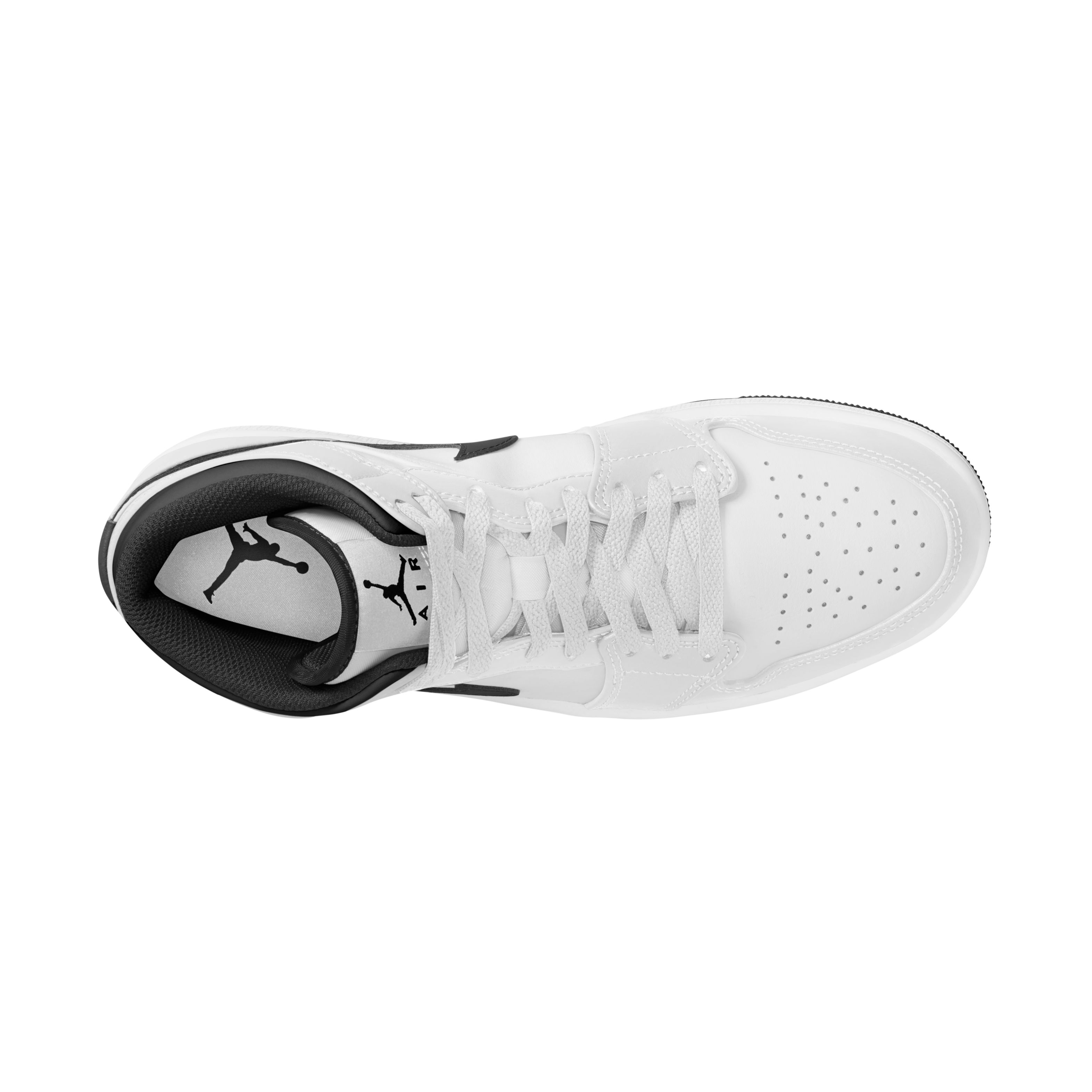 Nike Air Jordan 1 Mid Tenis blanco de hombre lifestyle
