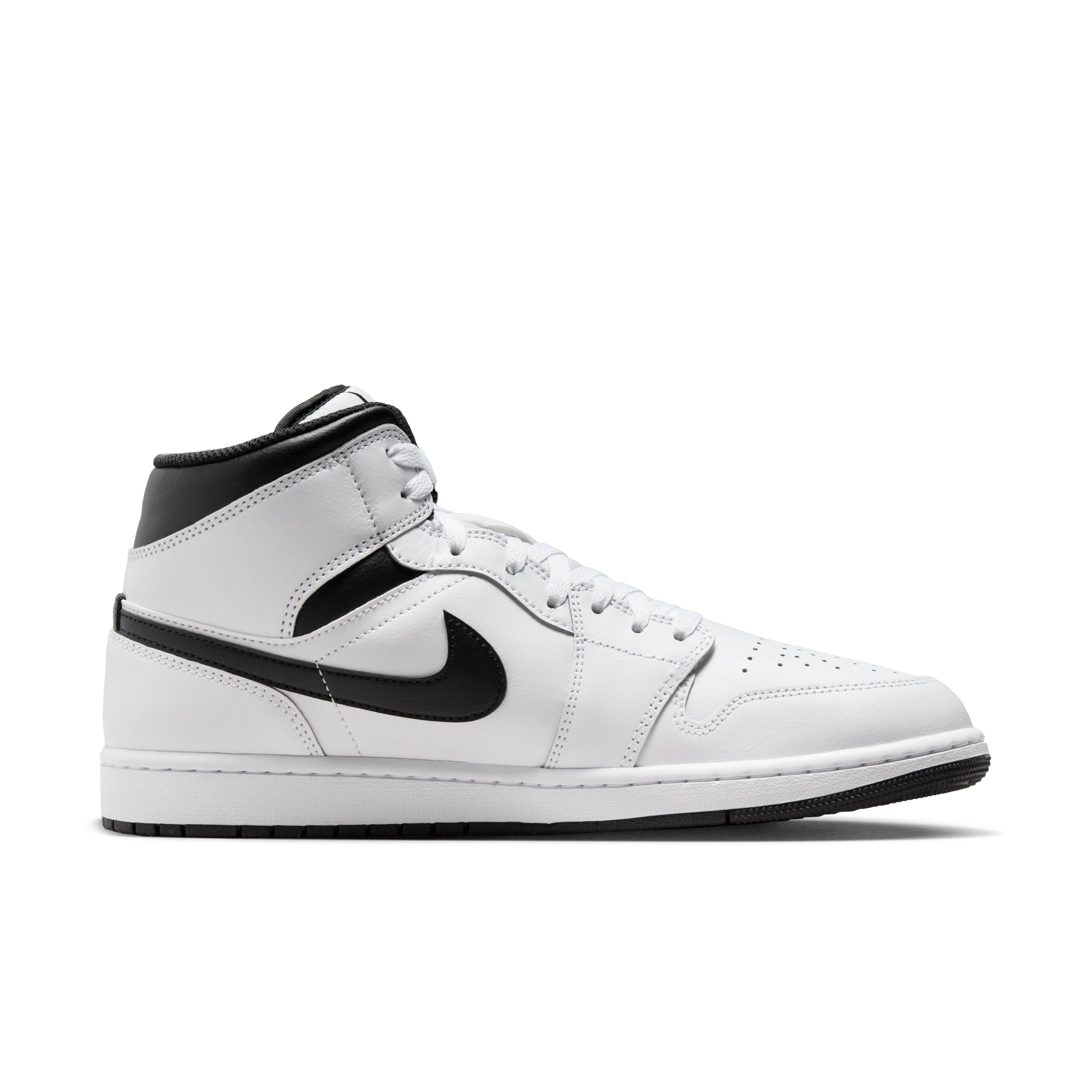 Nike Air Jordan 1 Mid Tenis blanco de hombre lifestyle