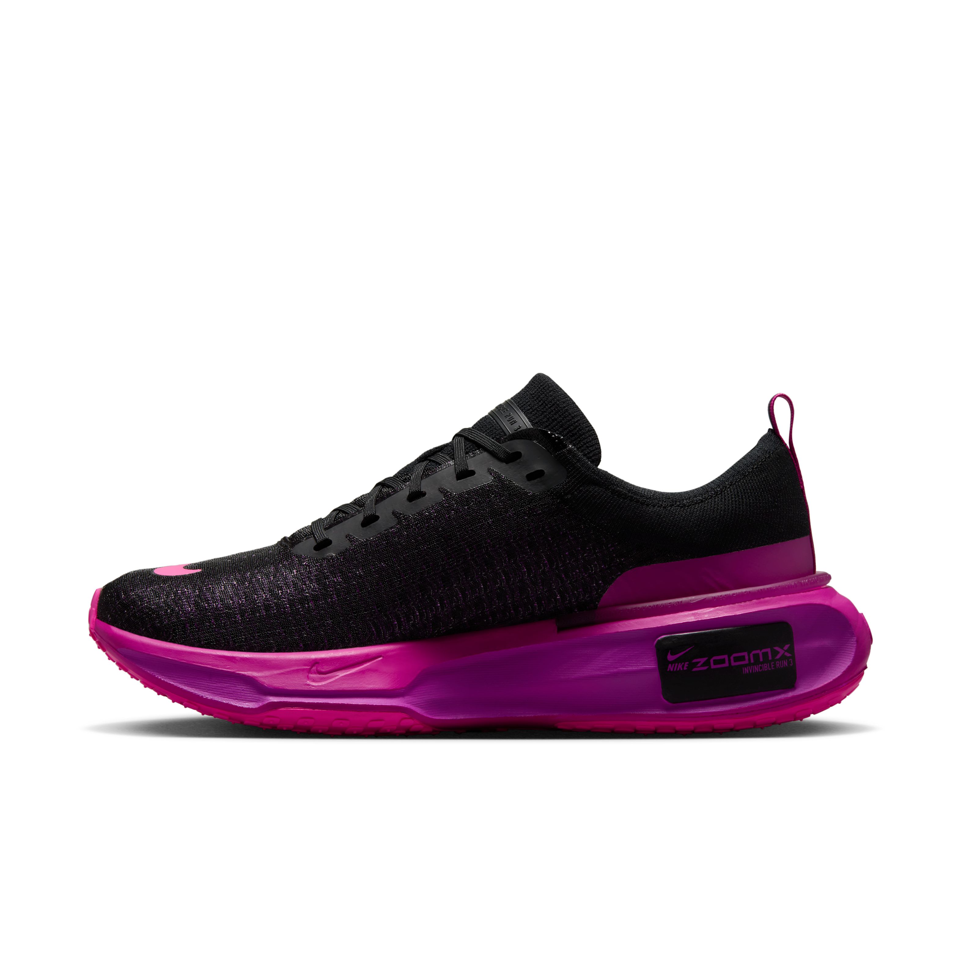 Nike Zoomx Invincible Run Fk 3 Tenis negro de hombre para correr
