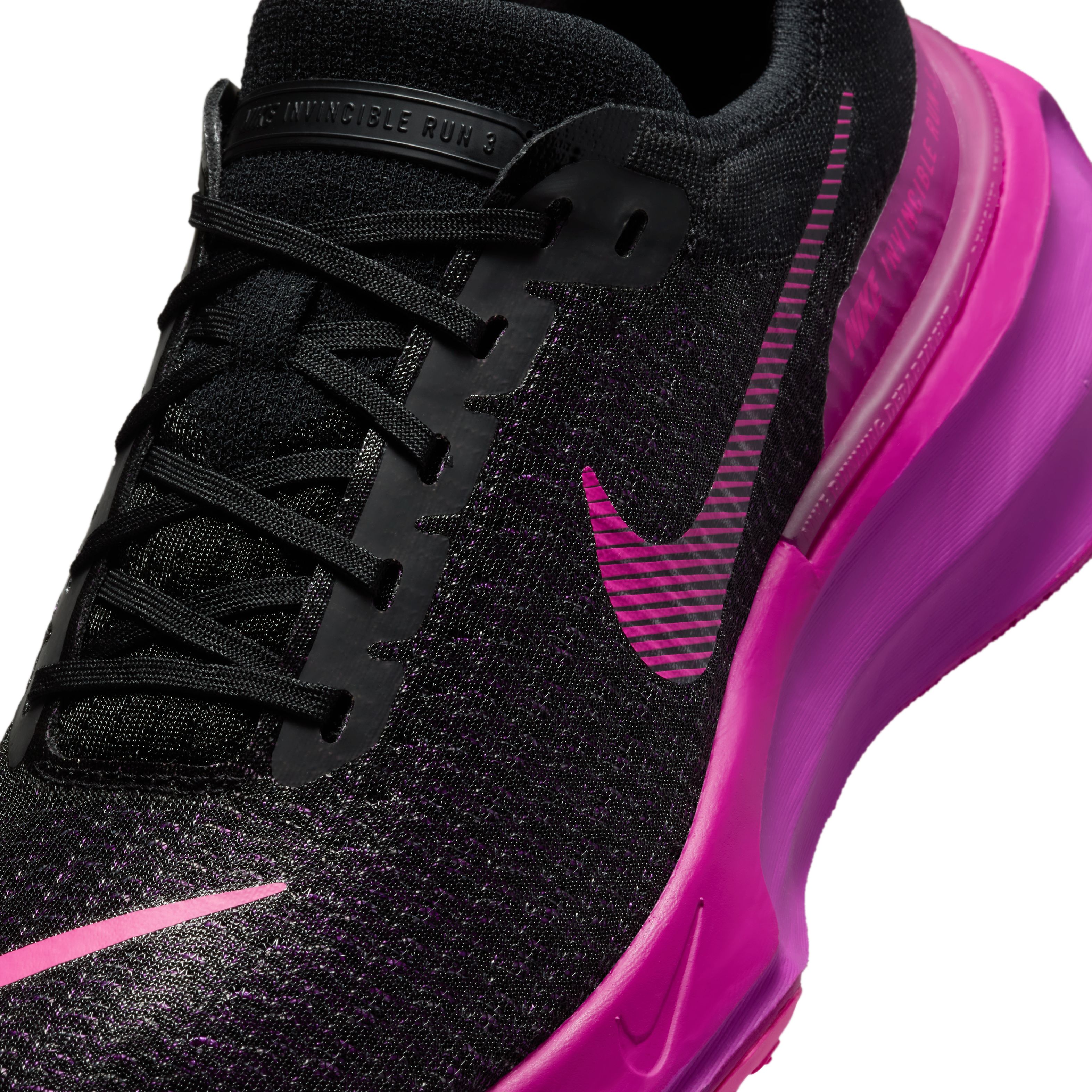 Nike Zoomx Invincible Run Fk 3 Tenis negro de hombre para correr