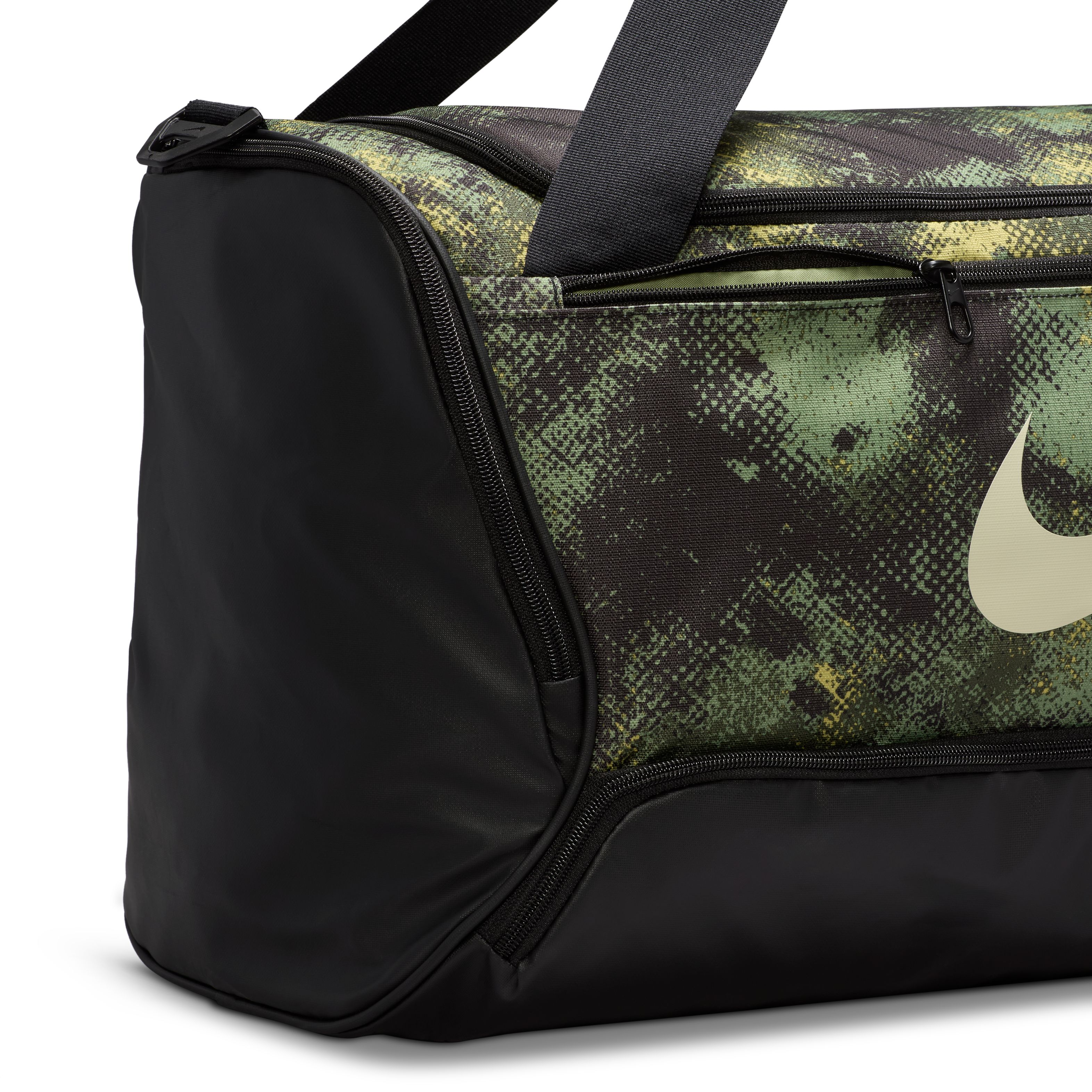 Nike Nk Brsla M Duff - 9.5 Camo Aop Maletín verde de hombre para entrenamiento