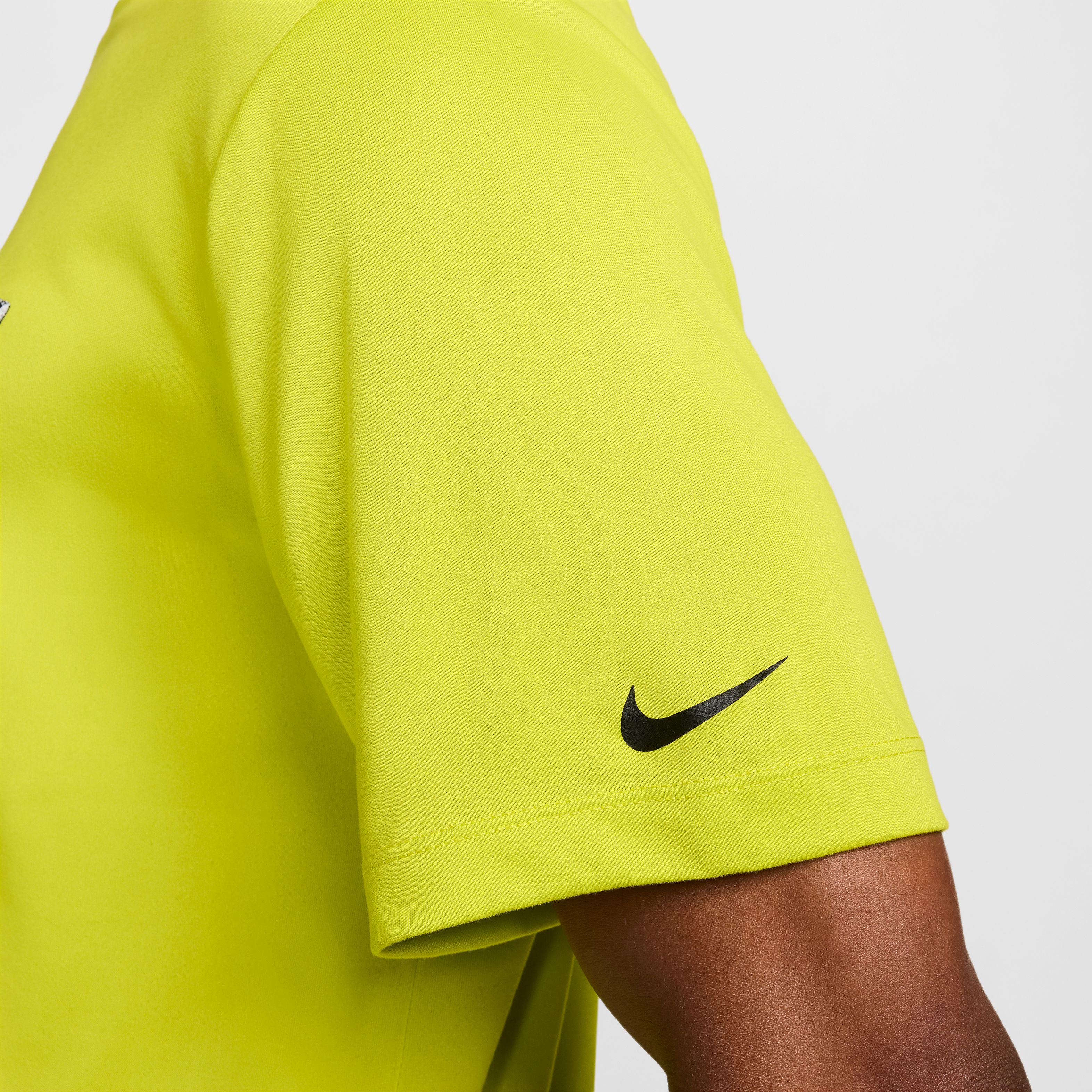 Nike M Nk Df Tee Rlgd Gfx Camiseta Manga Corta verde de hombre para entrenamiento