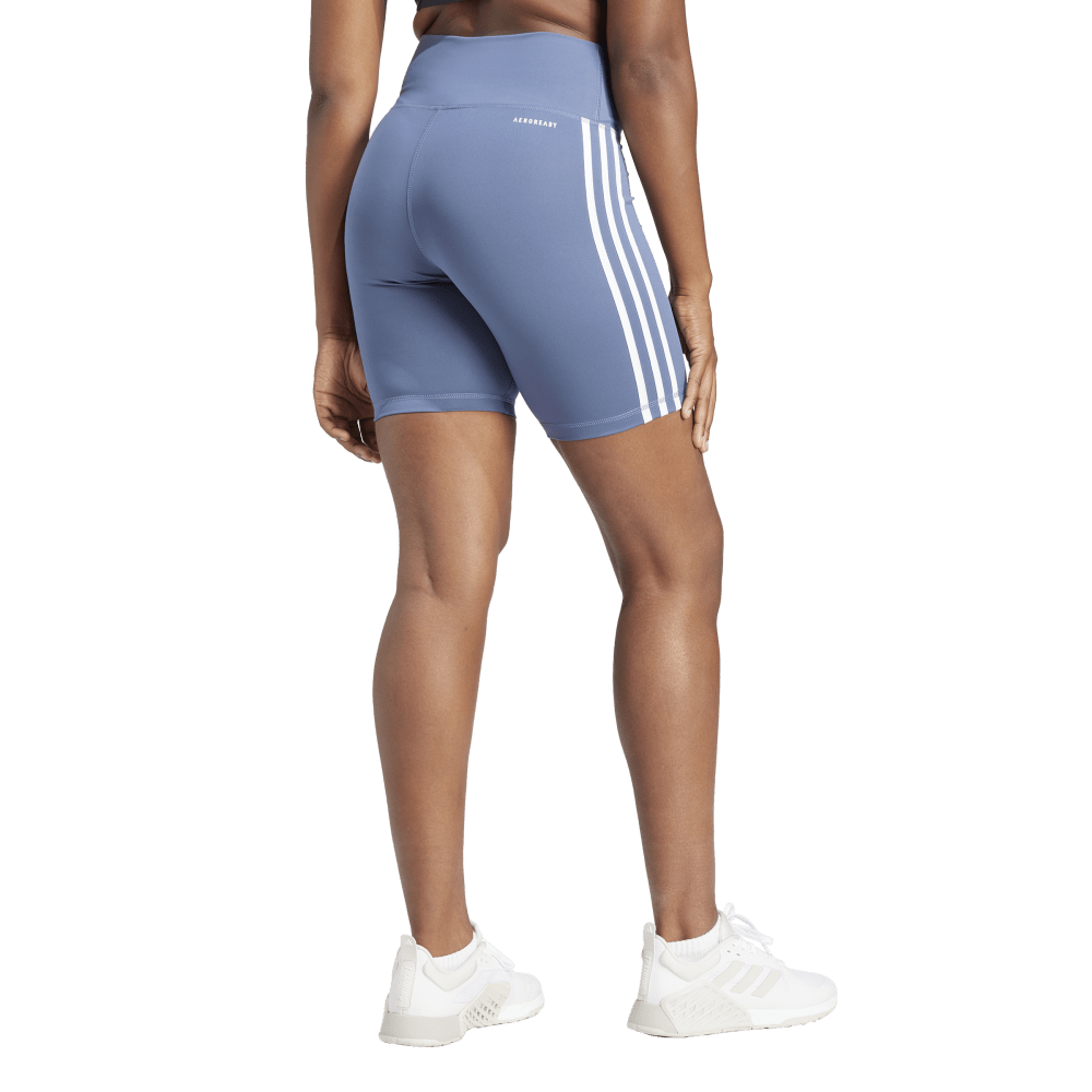 Adidas We 3S Sho Tig Licra azul de mujer para entrenamiento
