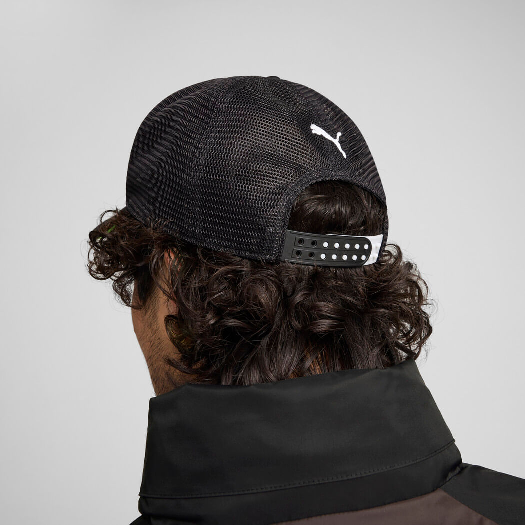 Puma Mapf1 Trucker Cap Gorra negro de hombre lifestyle