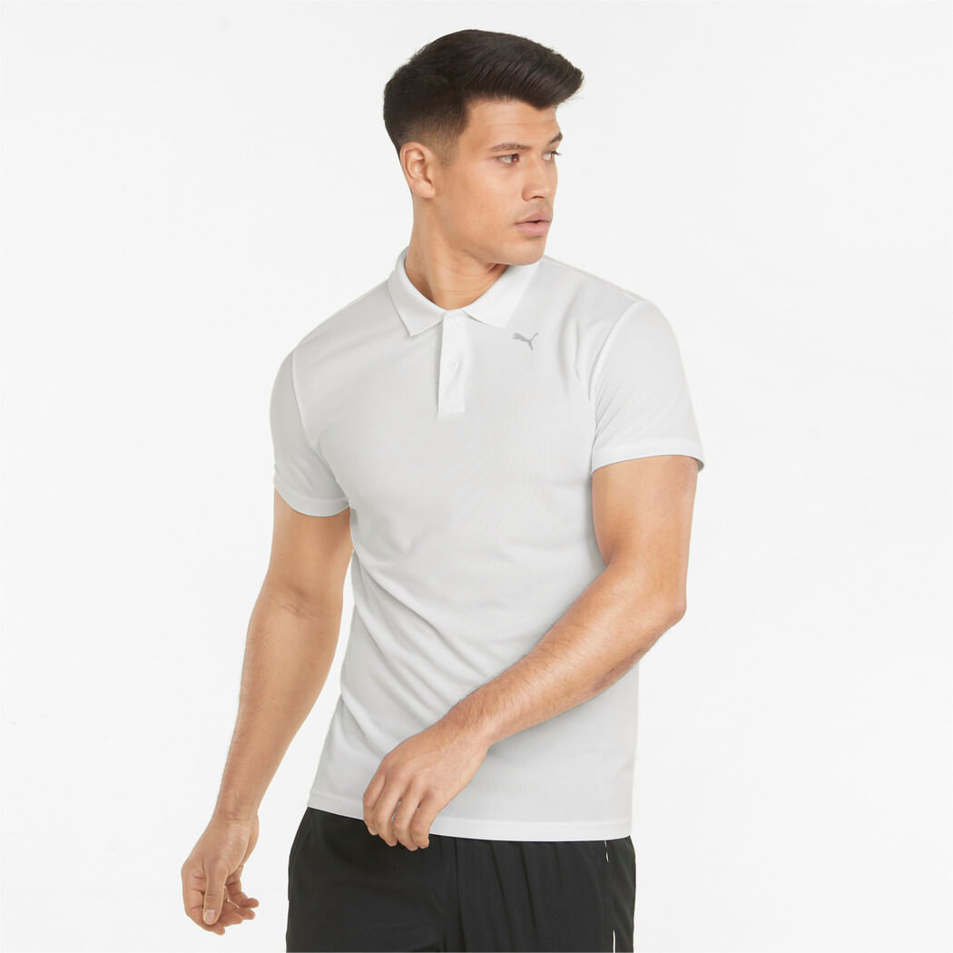 Puma Performance Polo Polo blanco de hombre para entrenamiento