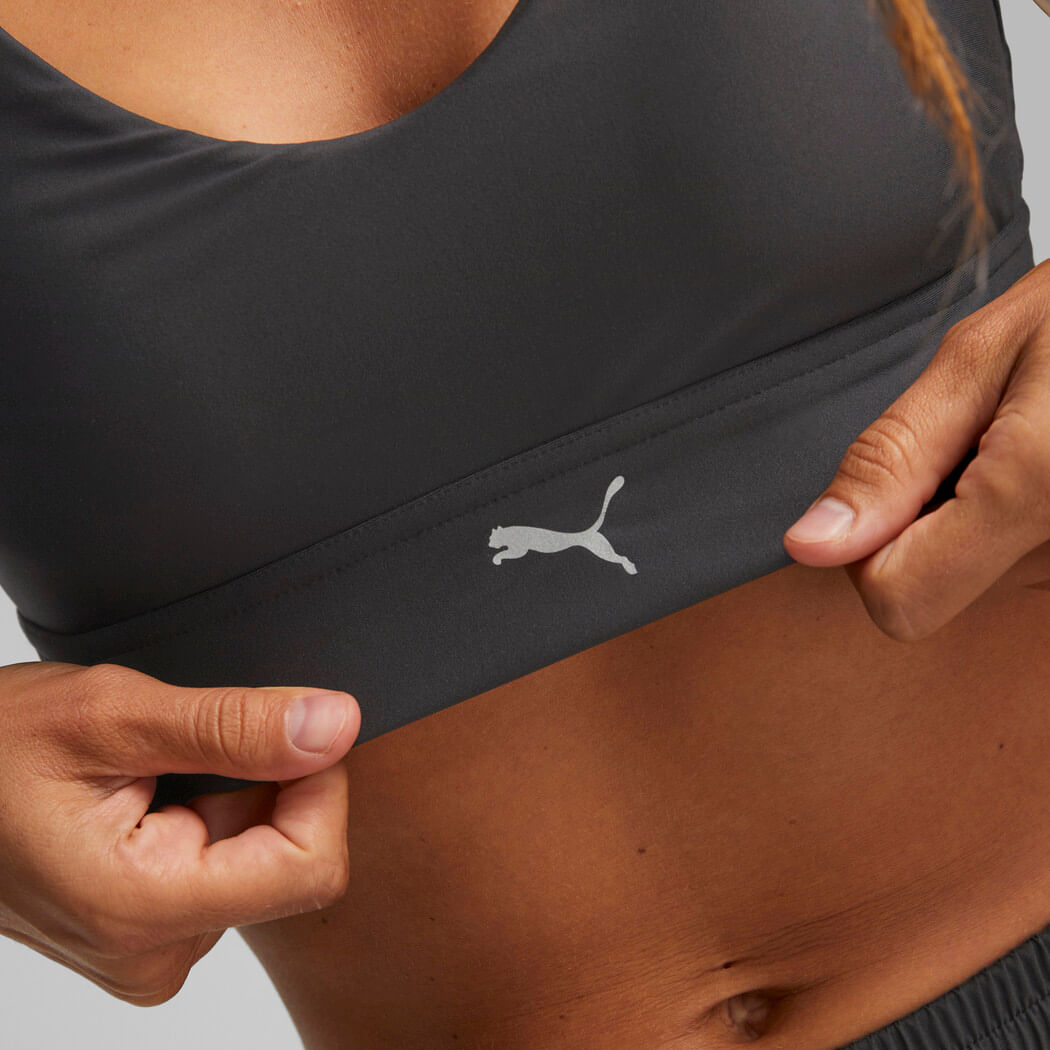 Puma High Impact Ultraform Running Bra W Top negro de mujer para correr