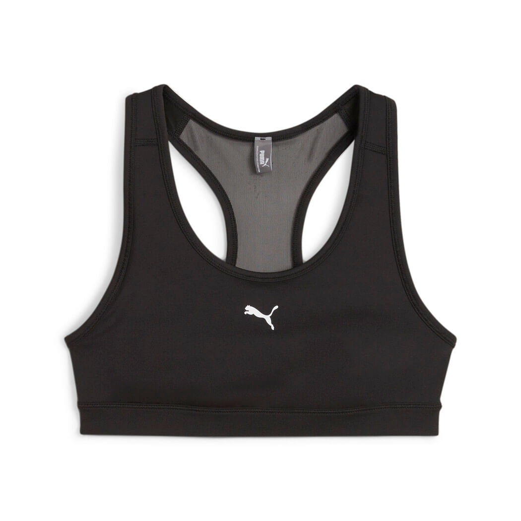 Puma 4Keeps Bra W Top negro de mujer para entrenamiento