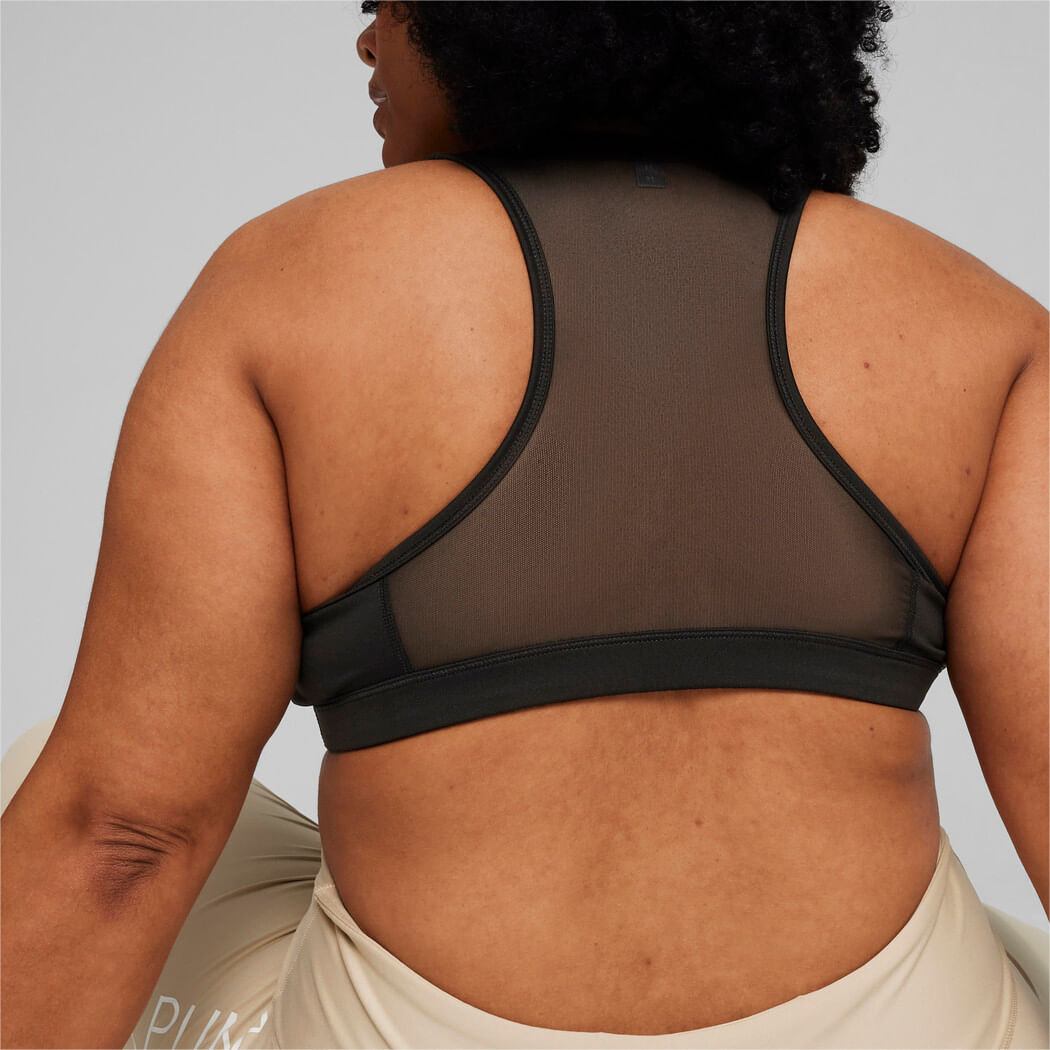 Puma 4Keeps Bra W Top negro de mujer para entrenamiento