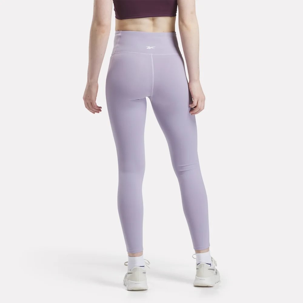 Reebok Lux Hr Tight Licra morado de mujer para entrenamiento