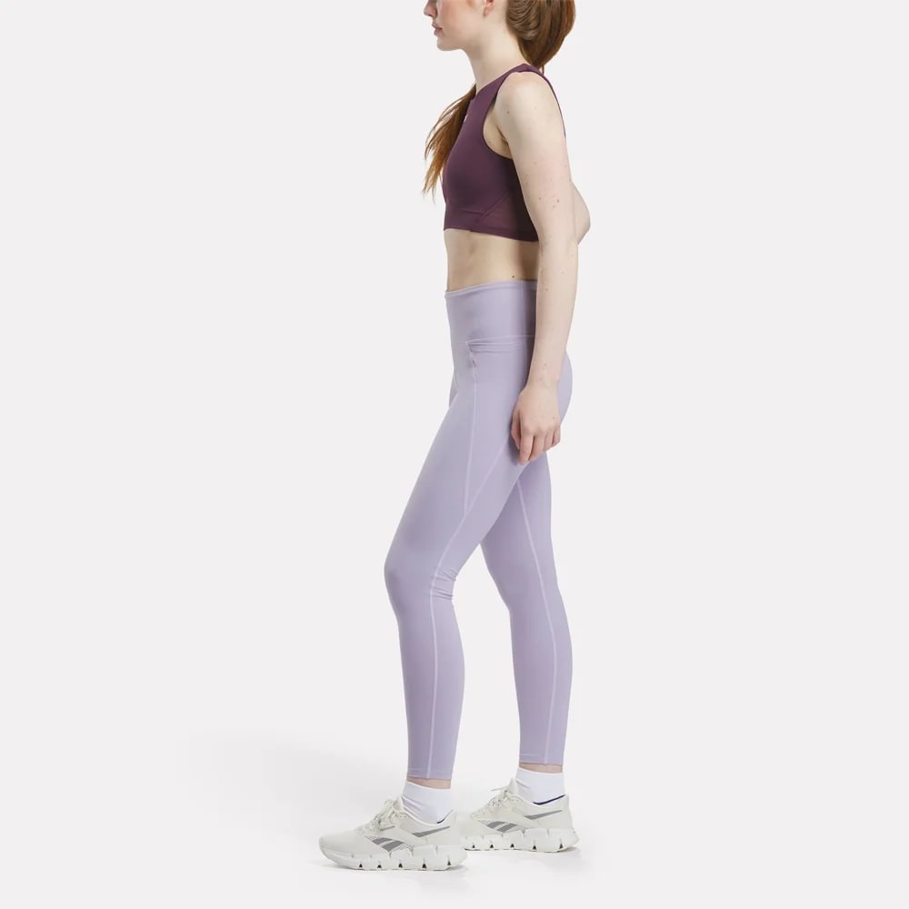 Reebok Lux Hr Tight Licra morado de mujer para entrenamiento