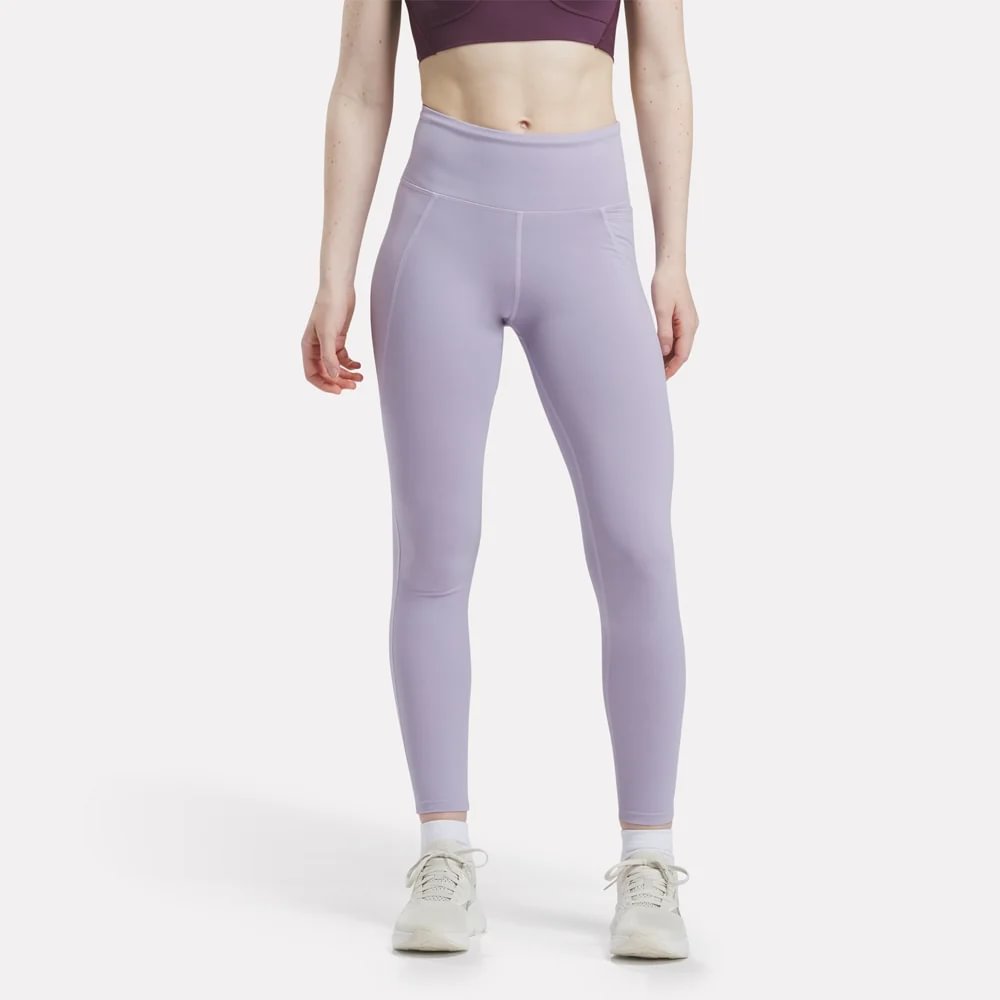 Reebok Lux Hr Tight Licra morado de mujer para entrenamiento