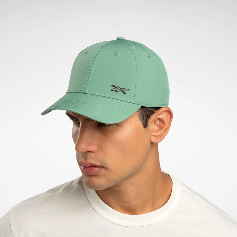 Reebok Rbk Aflex Cap Gorra verde unisex para entrenamiento
