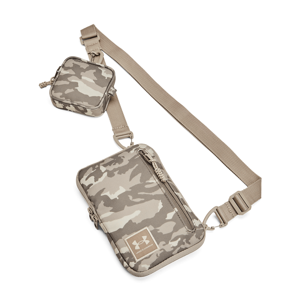 UA Loudon Cb Sm Prtd Bolso beige de hombre para entrenamiento