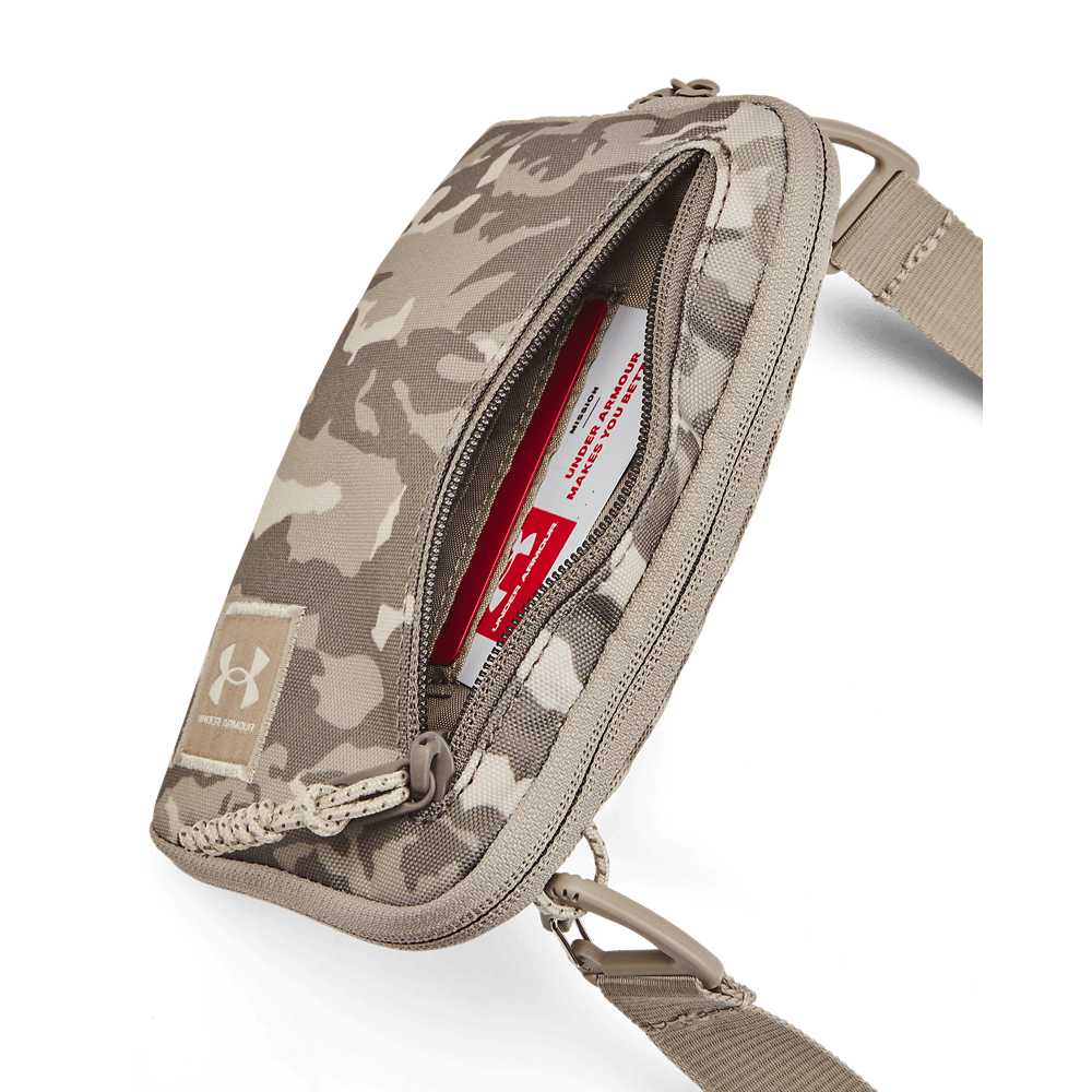 UA Loudon Cb Sm Prtd Bolso beige de hombre para entrenamiento