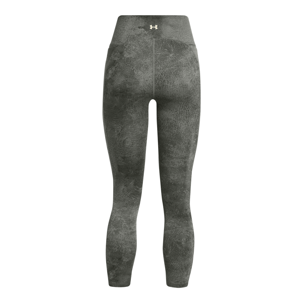 UA  Rck Lg Ankl Lg Pt Licra verde de mujer para entrenamiento