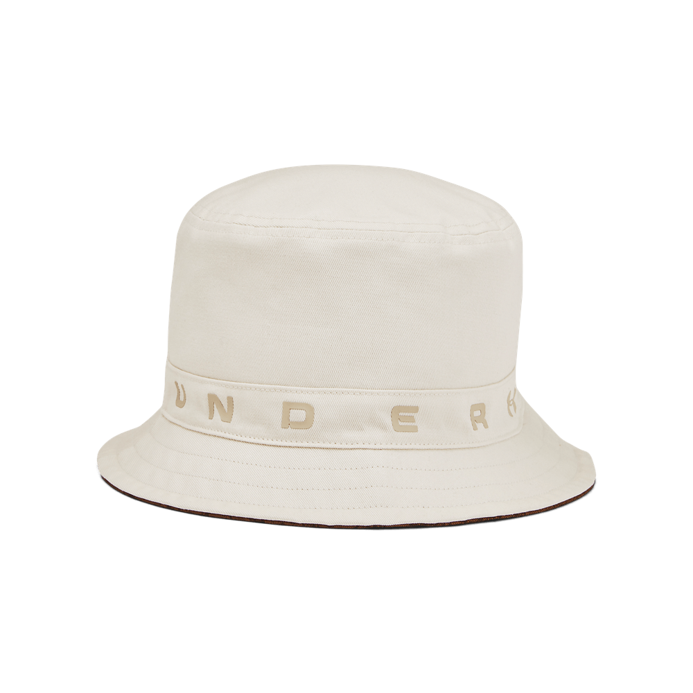 UA Ersible Sportstyle Bucket Gorro blanco de hombre para entrenamiento