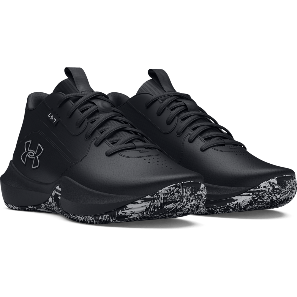 UA Lockdown 7 Tenis negro de hombre para baloncesto