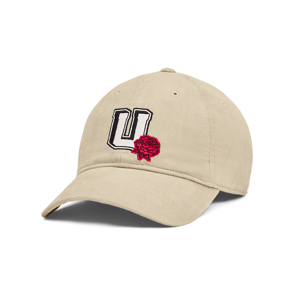 UA Rtstyle Corduroy Adj Gorra beige de hombre para entrenamiento