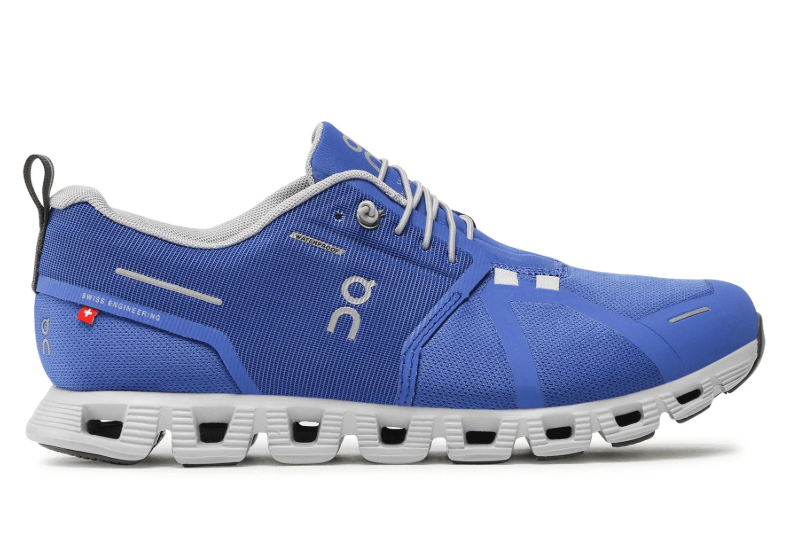 On Cloud Waterproof Tenis azul de mujer lifestyle