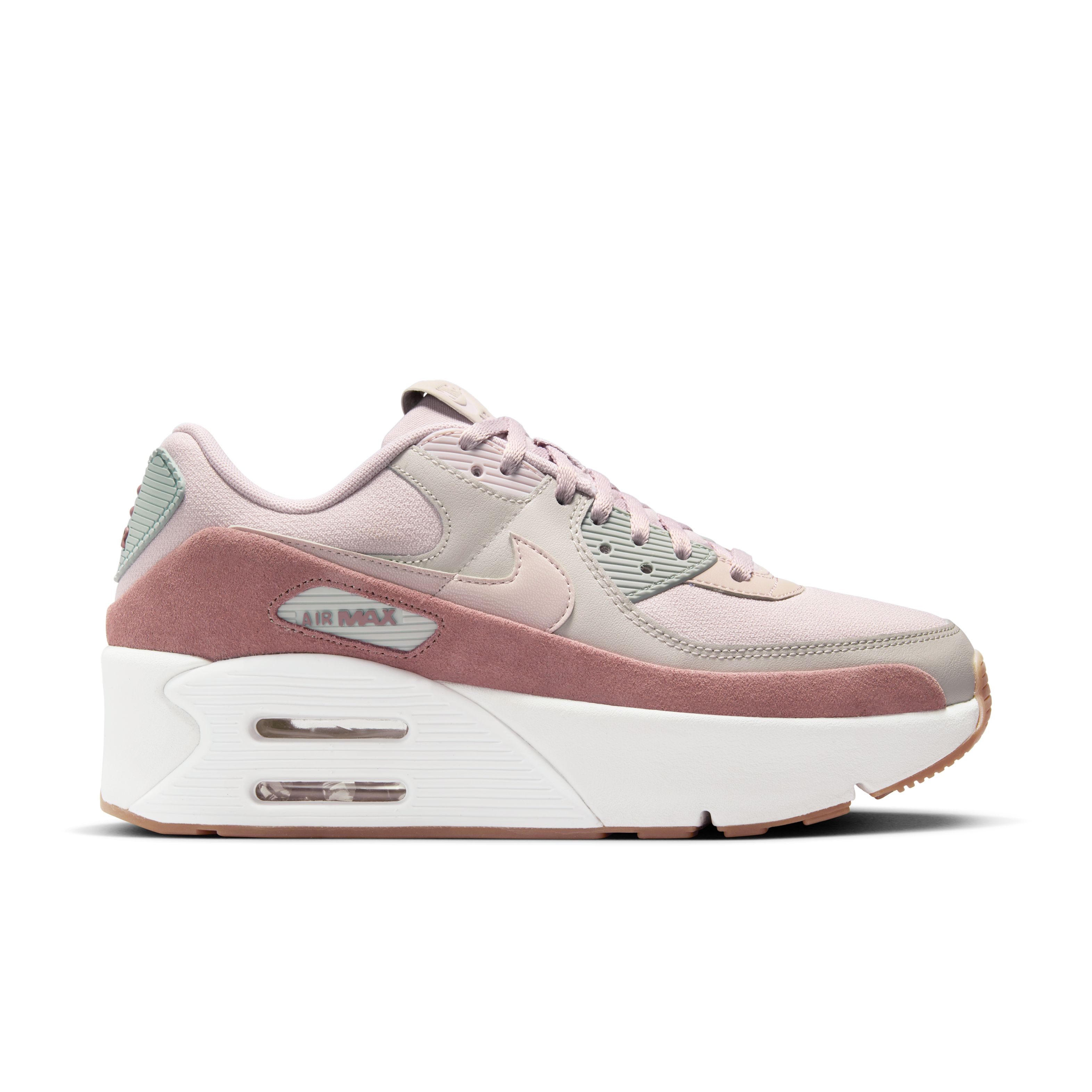 Nike Air Max 90 Lv8 Tenis gris de mujer lifestyle