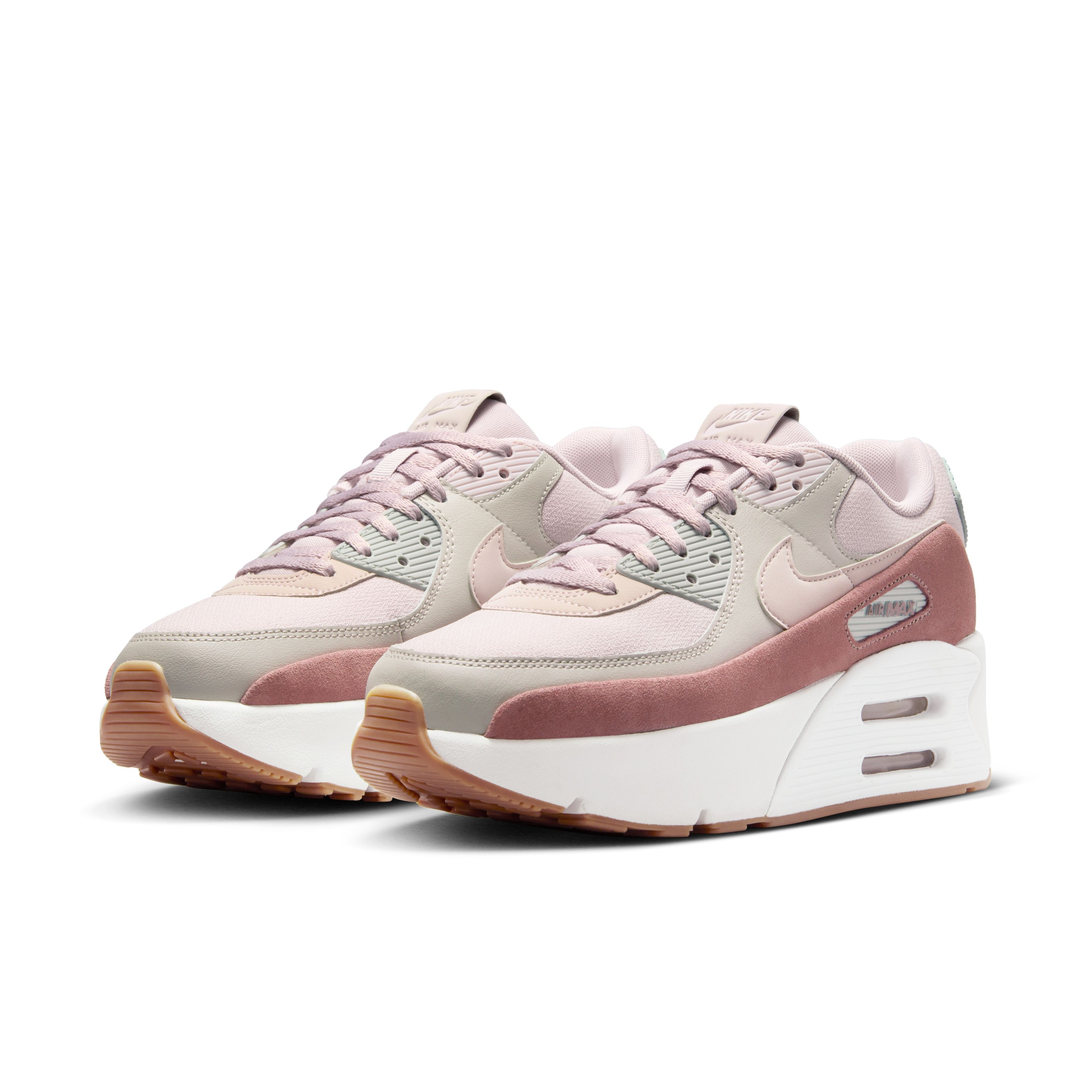 Nike Air Max 90 Lv8 Tenis gris de mujer lifestyle