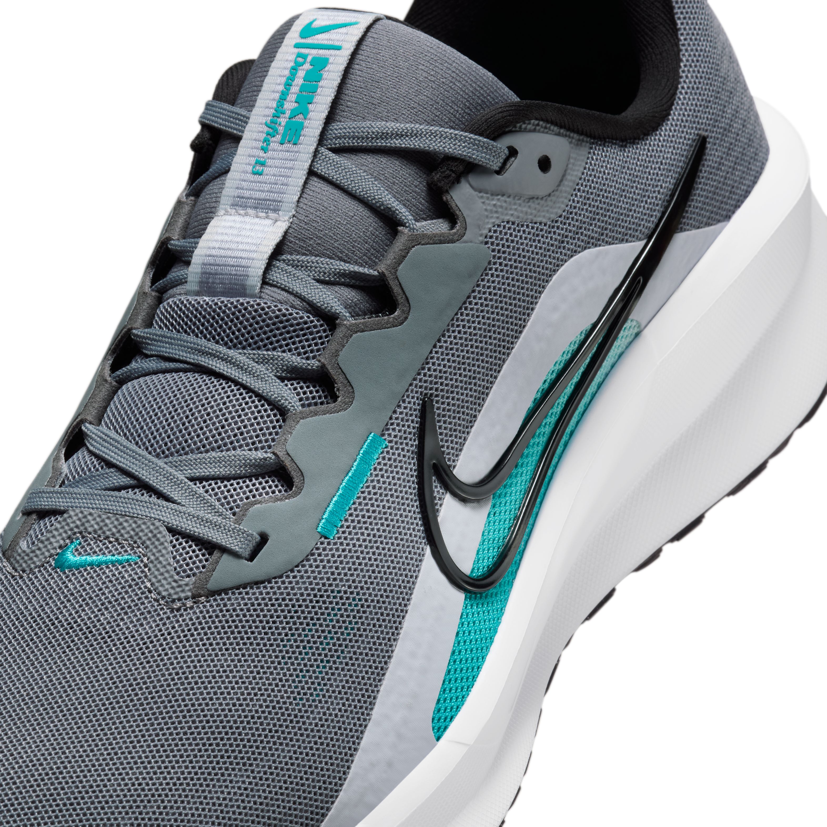 Nike Downshifter 13 Tenis gris de hombre para correr