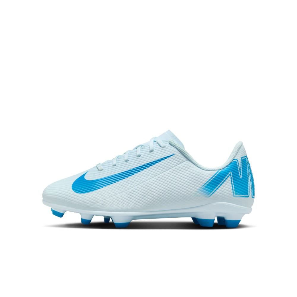 Nike Jr Vapor 16 Club Fg/Mg Guayos azul de niño para futbol