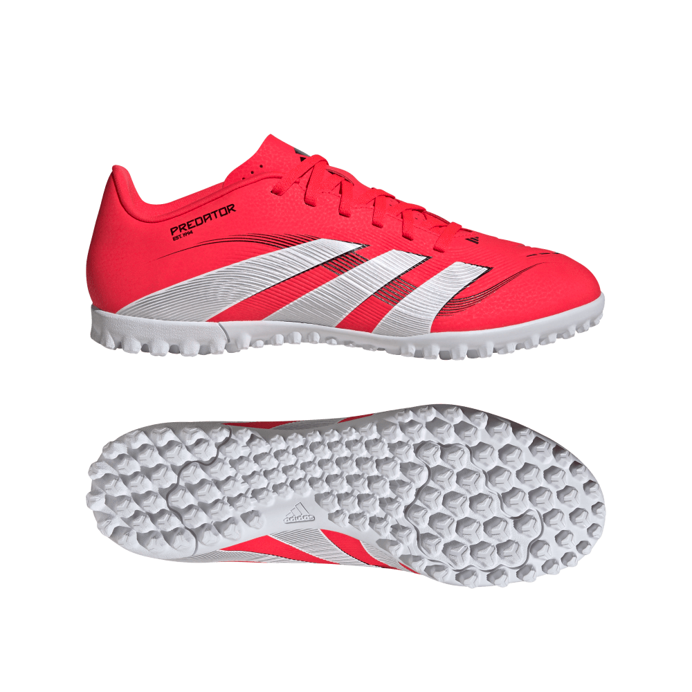Adidas Guayos Predator Club Pasto Sintetico rojo de hombre para futbol
