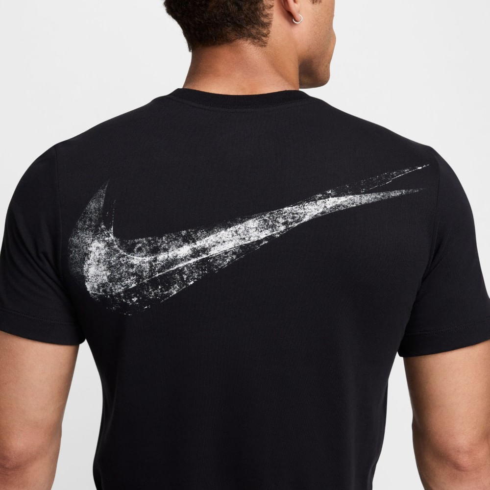 Nike M Nk Df Tee Swoosh 2 Camiseta Manga Corta negro de hombre para entrenamiento
