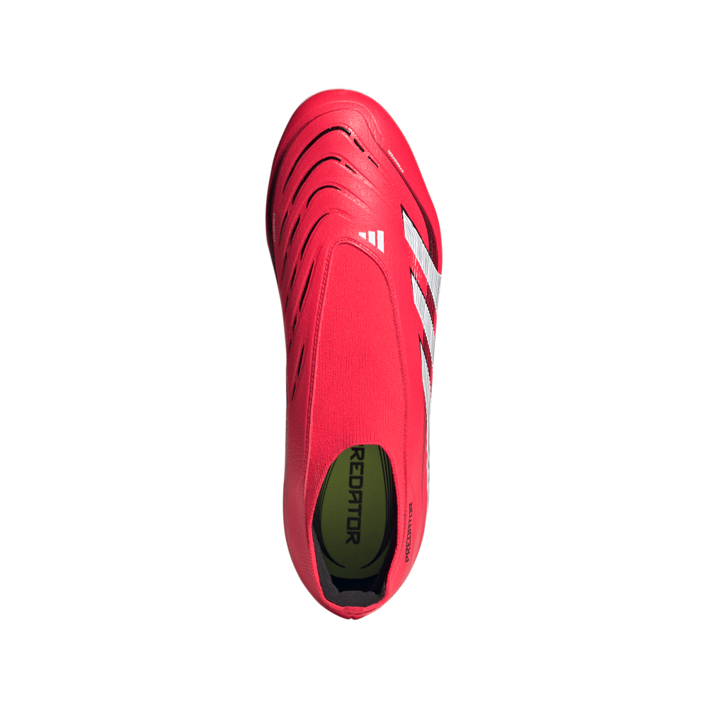 Adidas Guayos Predator League Sin Cordones Firm rojo de hombre para futbol